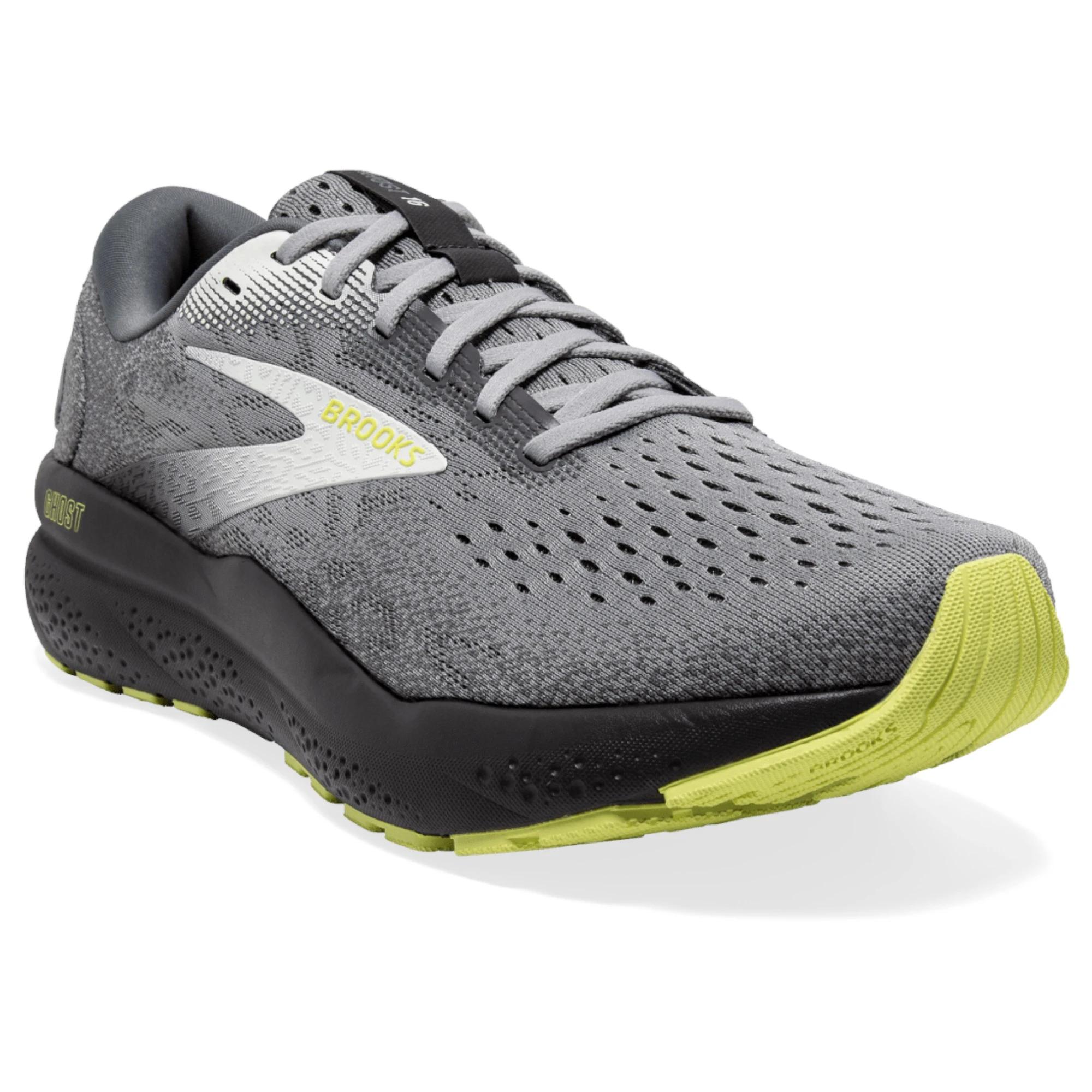 3 Brooks Mens Ghost 16 Athletic Running Shoes PRIMER/GREY/LIME, 3 of 7