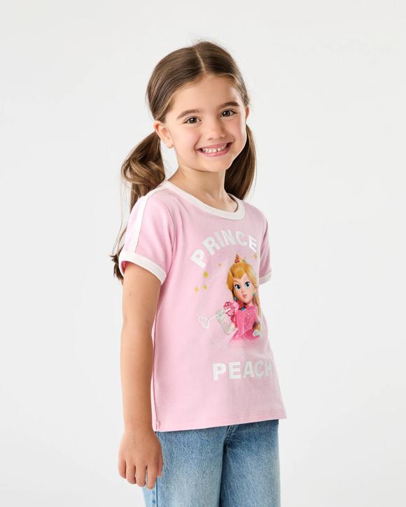Princess Peach License Short Sleeve T-shirt