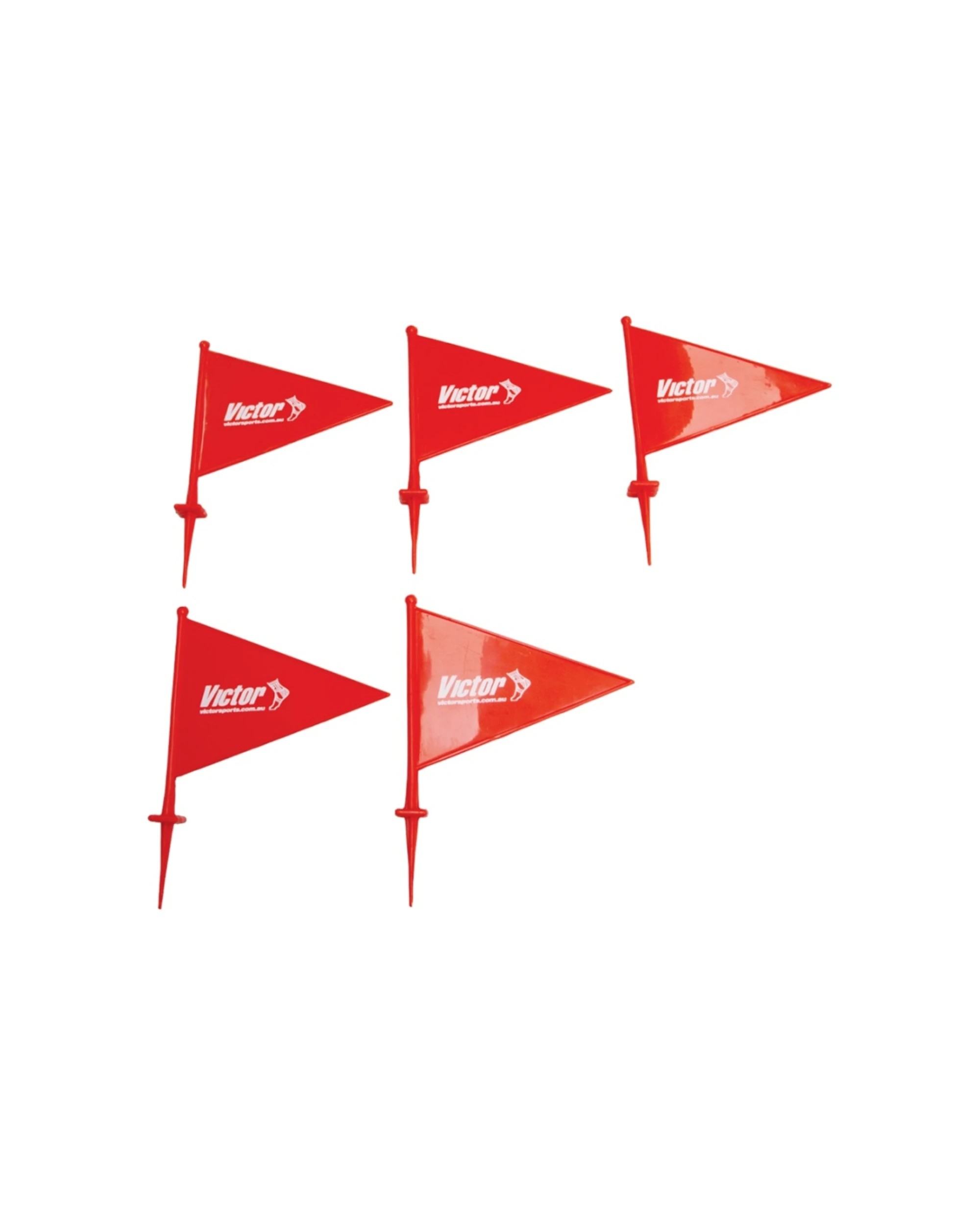 3 Victor Sports 20pc Field Marker Flag Durable Plastic PVC Set - Multi, 3 of 7