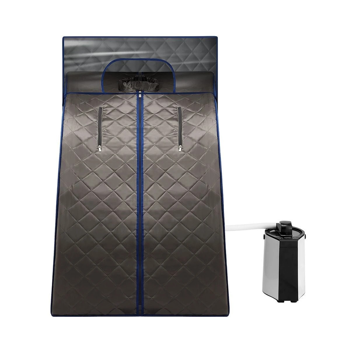 3 Maxkon Portable Steam Sauna Home Full Body Spa Set with Steam Pot Portable Chair & Remote Control, 3 of 3