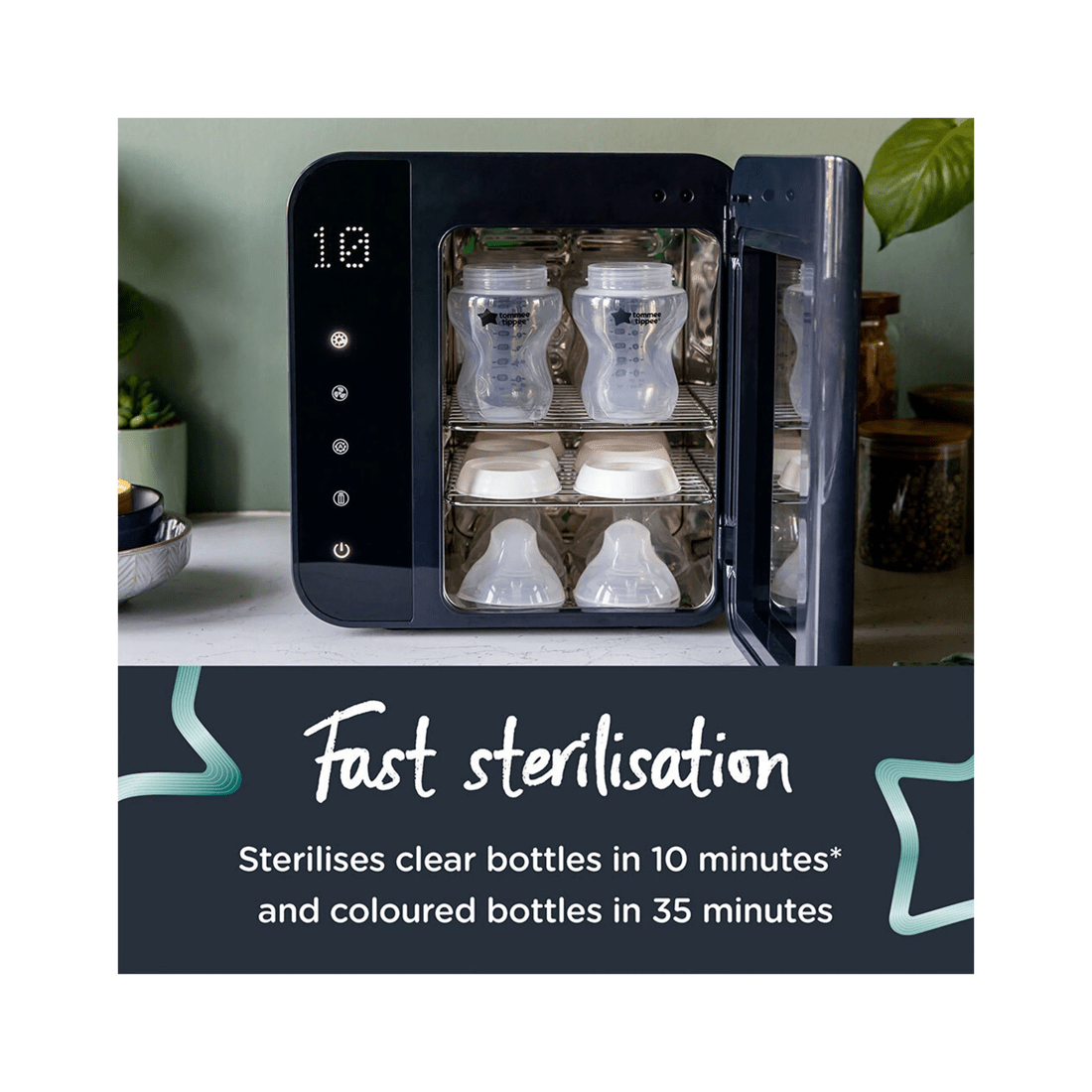 2 Tommee Tippee Ultra Uv Steriliser Dryer And Storage
 - White, 2 of 3
