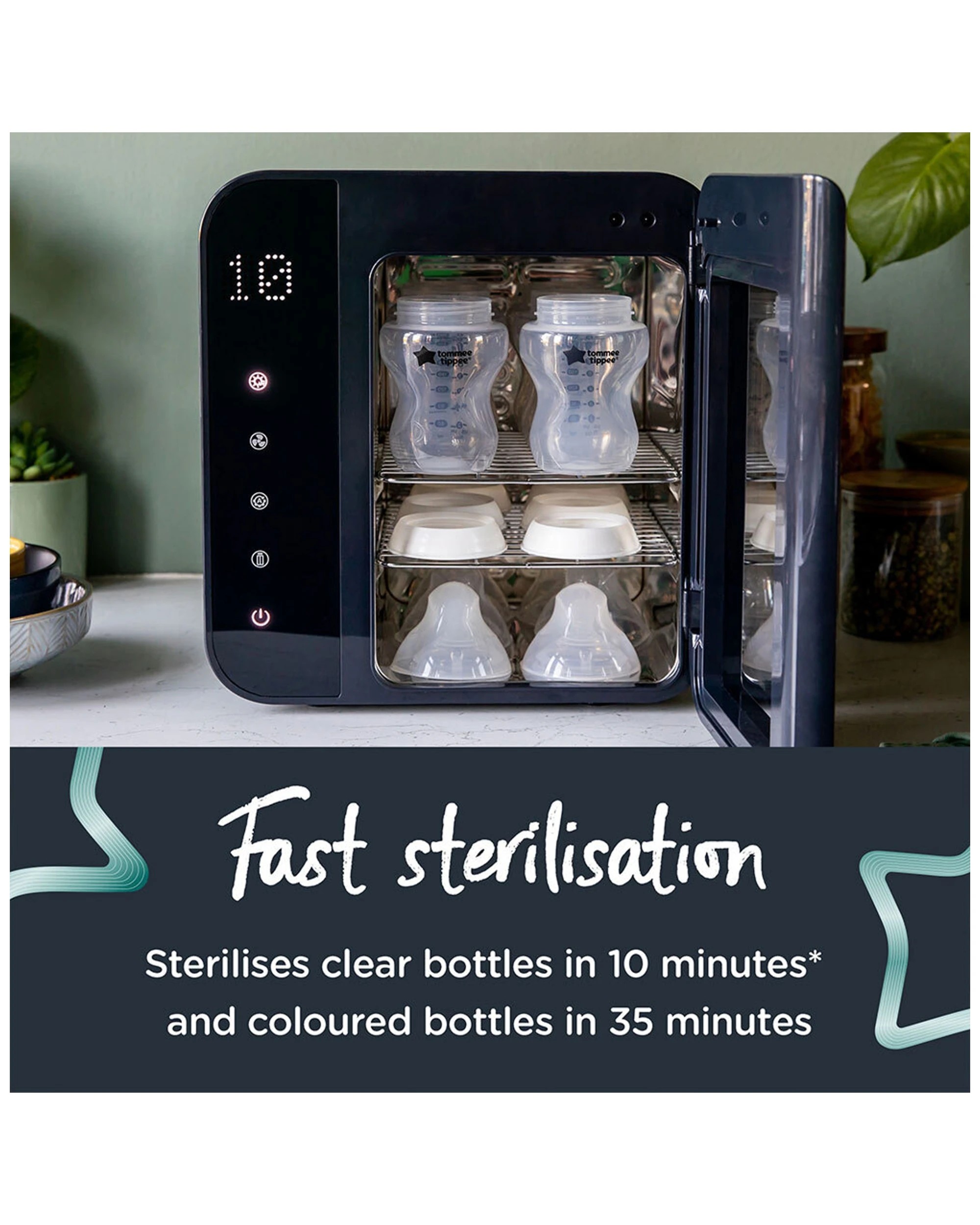 2 Tommee Tippee Ultra Uv Steriliser Dryer And Storage
 - White, 2 of 3