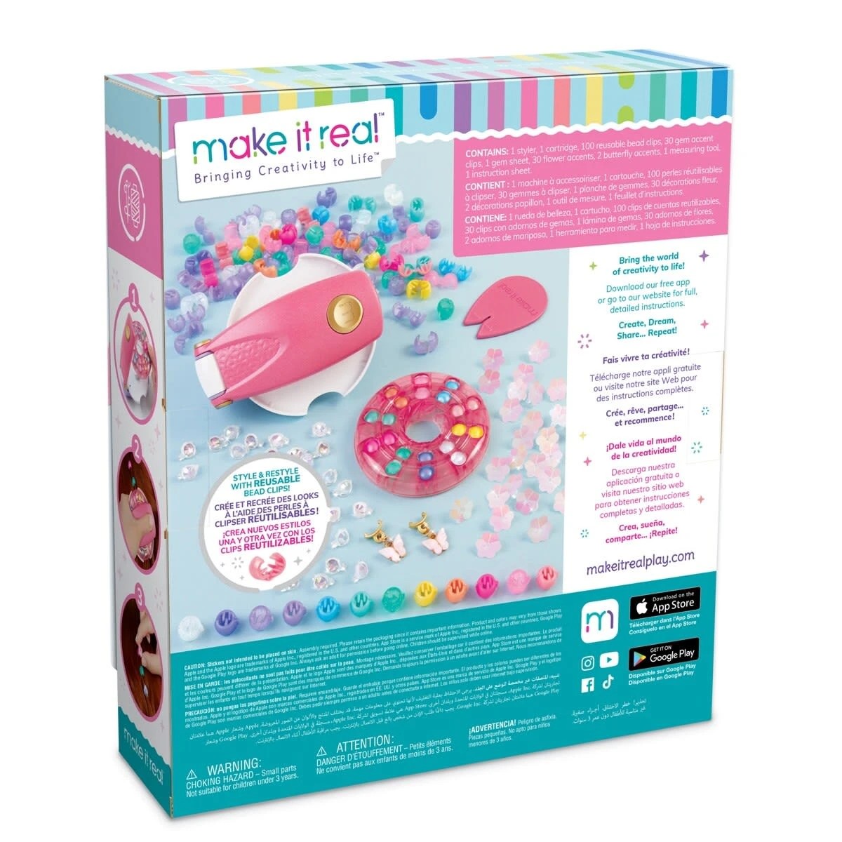 8 167 Piece Make It Real Snap 'N Glam Hair Styling Set, 8 of 8