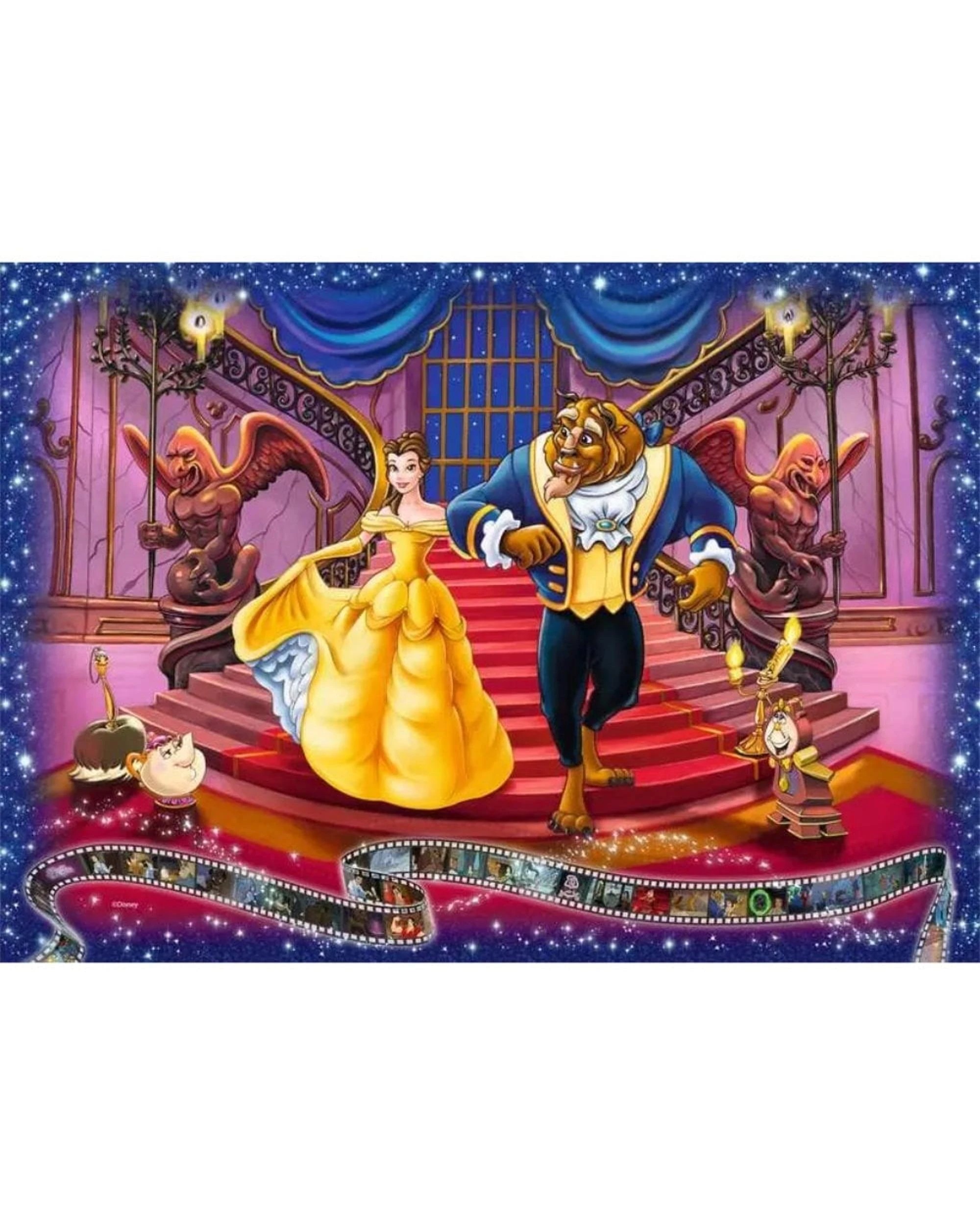 2 Ravensburger Disney Moments Beauty And The Beast 1991 1000 Piece Jigsaw Puzzle, 2 of 2