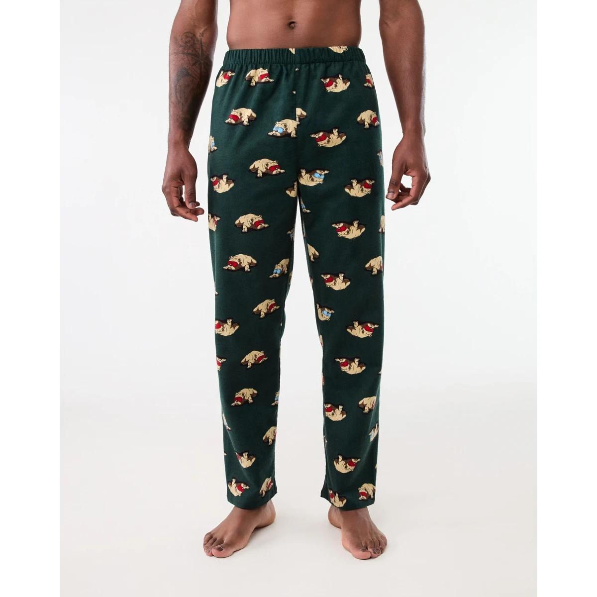 1 Flannel Sleep Pants Slp Dog, 1 of 5