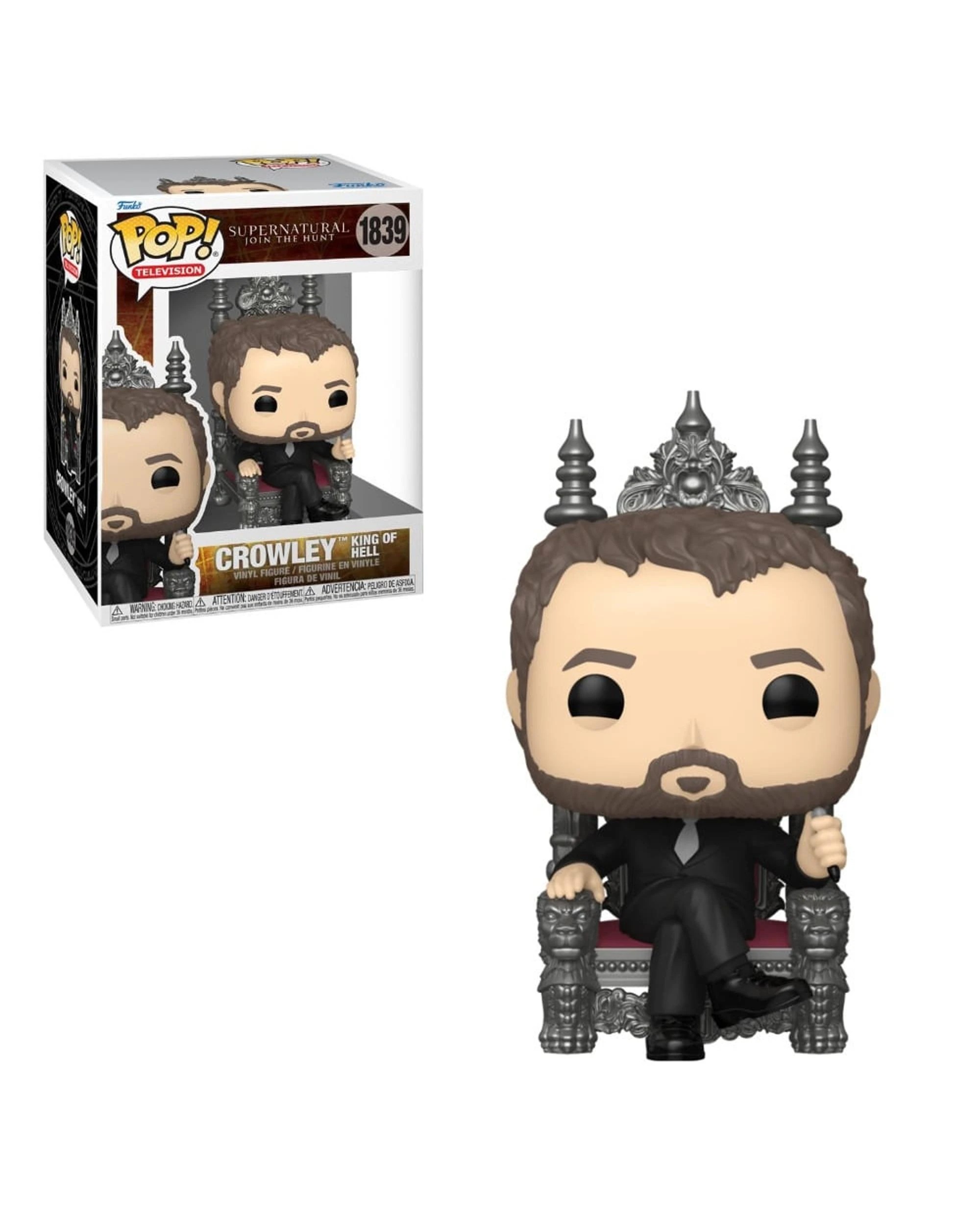 1 Supernatural Crowley King of Hell Funko POP! Premium Vinyl, 1 of 3