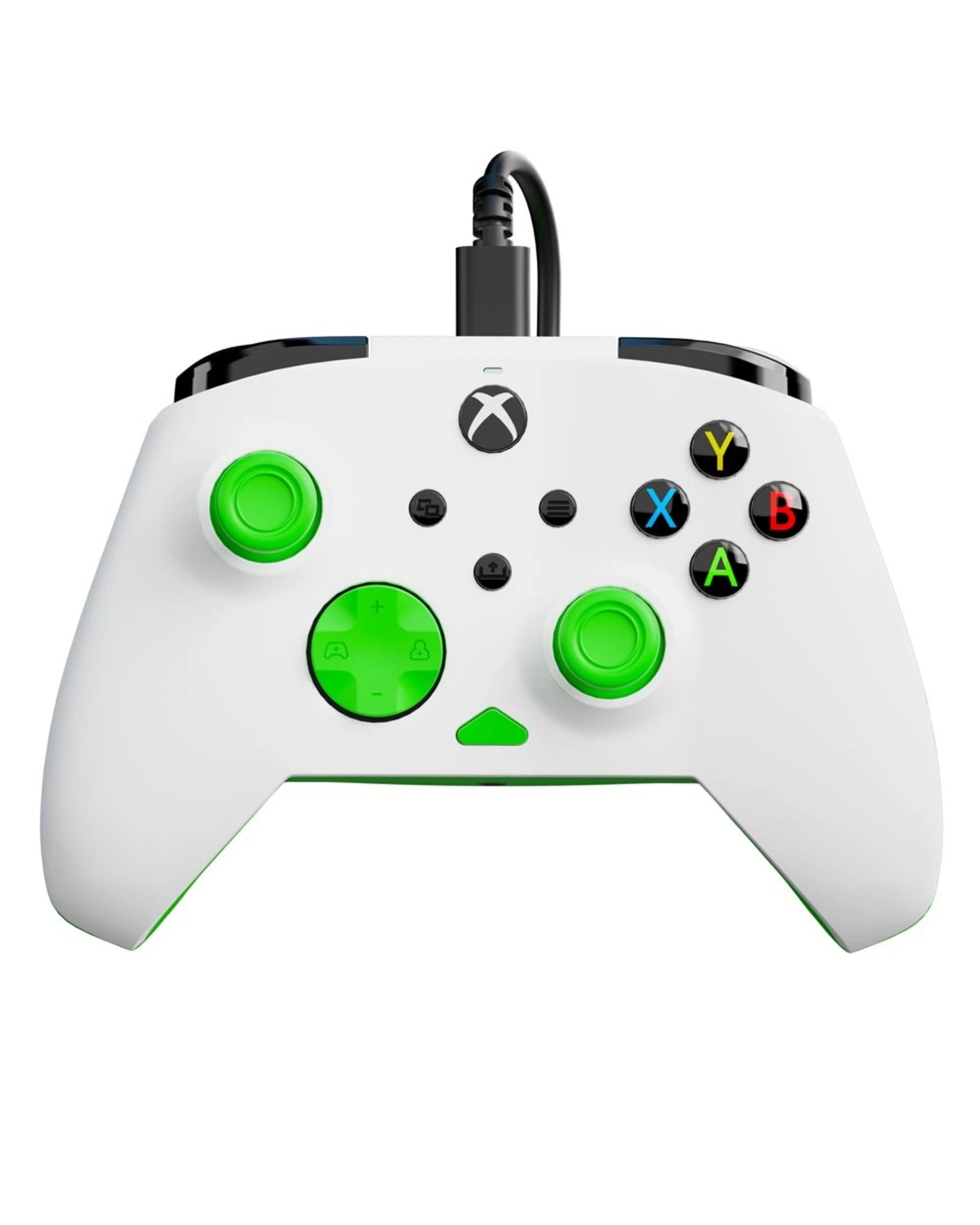1 Turtle Beach - Rematch Core Wired Controller for Xbox  White/Green - Green,White, 1 of 5