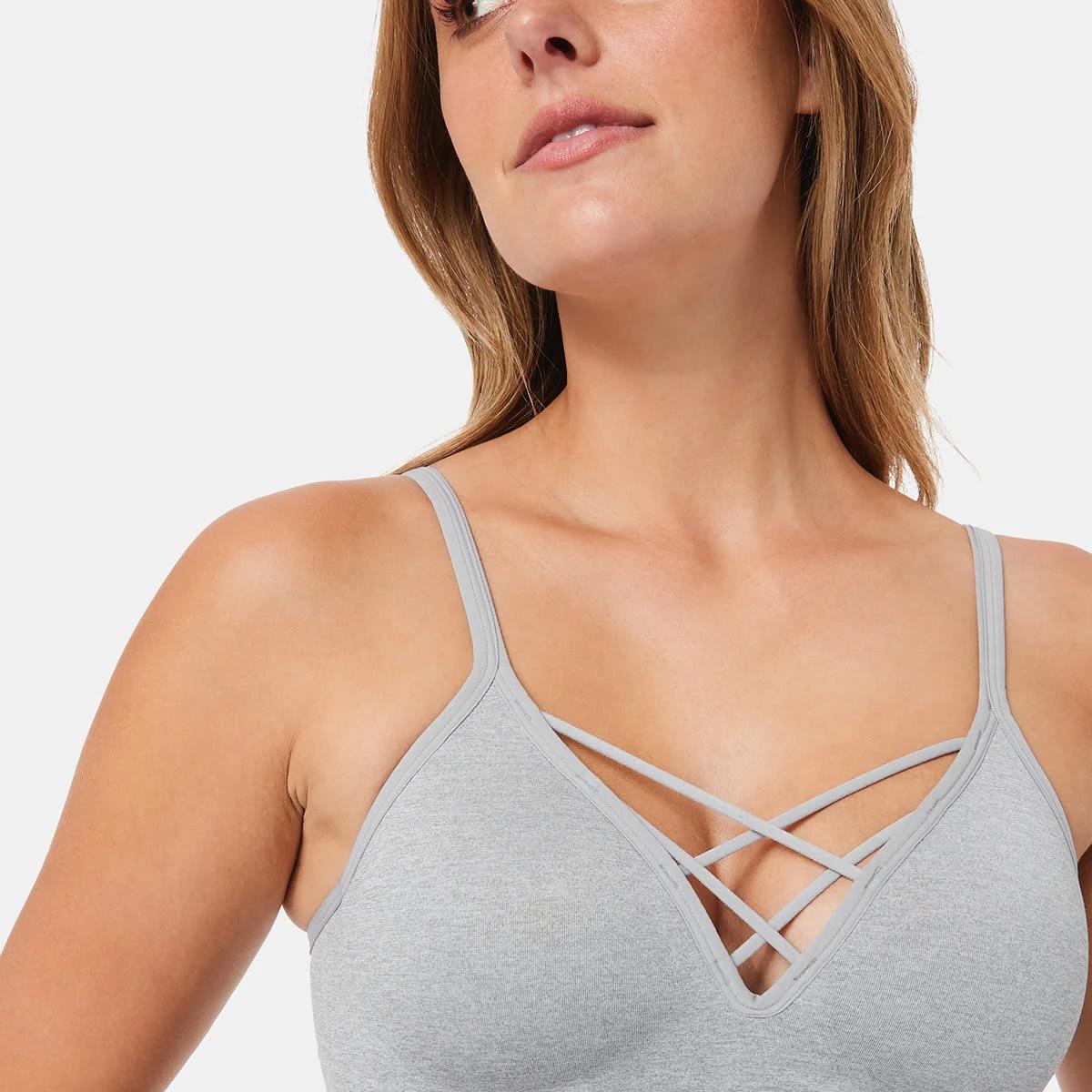 4 Wirefree Seamfree Bralette GREY MARLE, 4 of 4