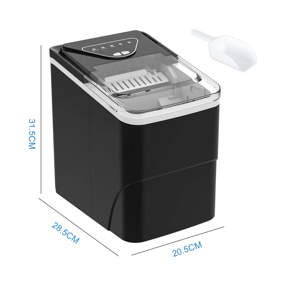 2 Advwin 12kg Ice Maker Portable Ice Maker Machine With Self-cleaning Function, 2 of 8