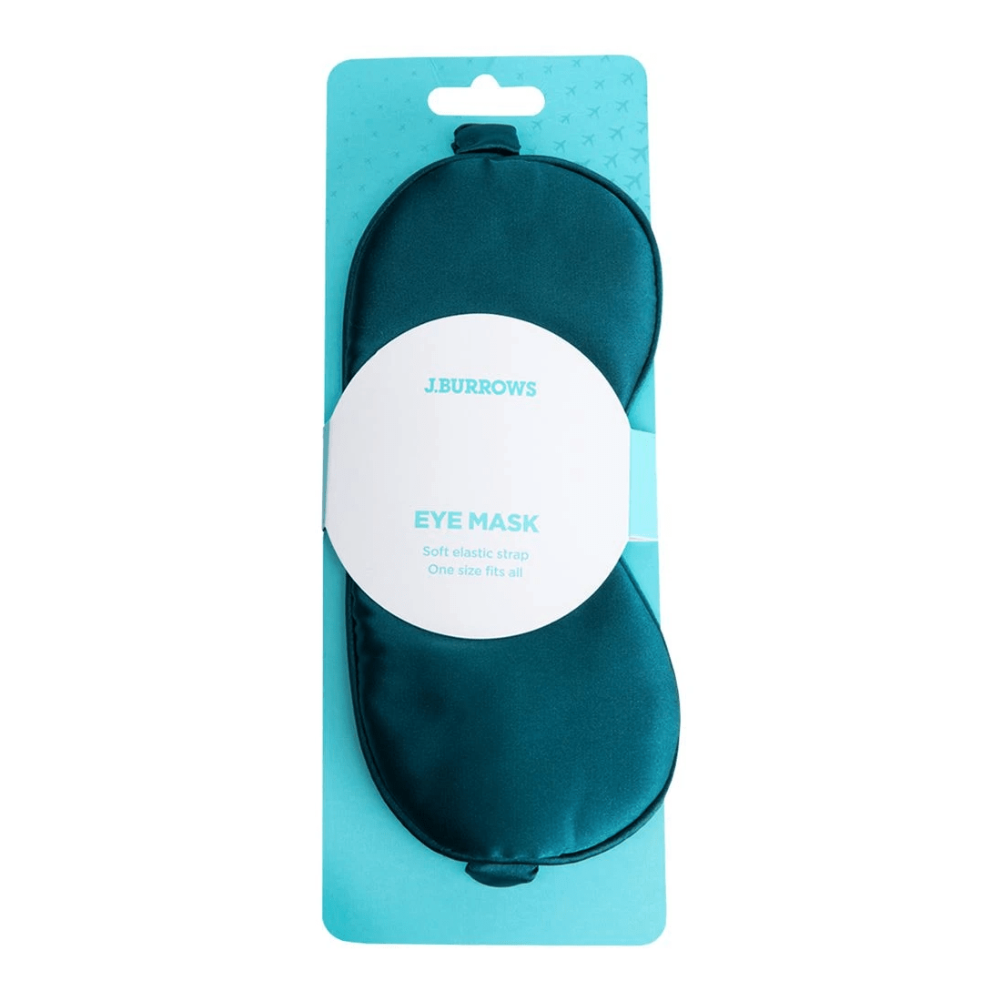 4 J.Burrows Satin Eye Mask Teal, 4 of 4