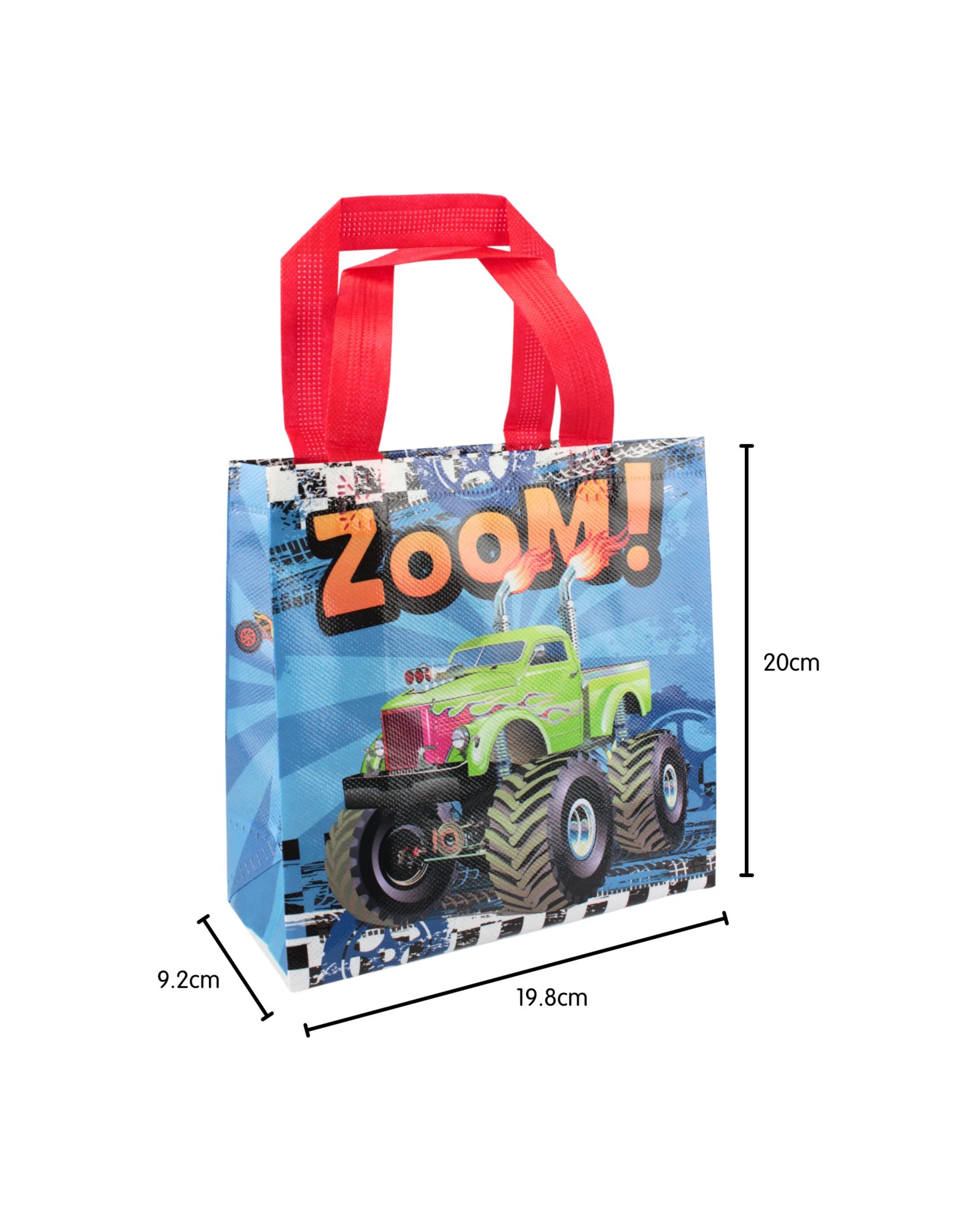 2 Party Maker Monster Truck Party Tote Bags Pack of 12 - Multi, 2 of 3