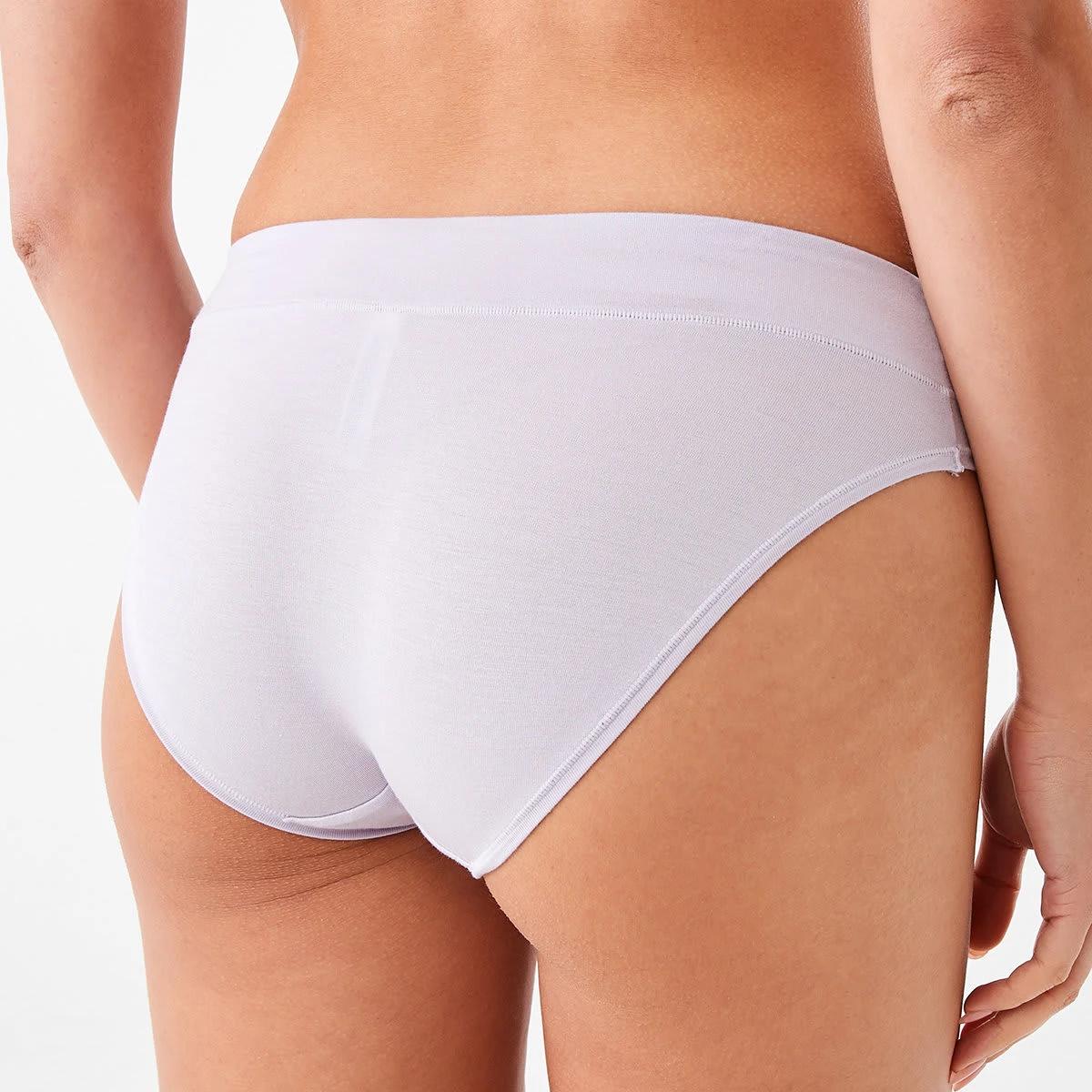 7 3 Pack Bamboo Blend Bikini Briefs GREY HAZINESS, STEEL GREY, SOFT CLAY, 7 of 8