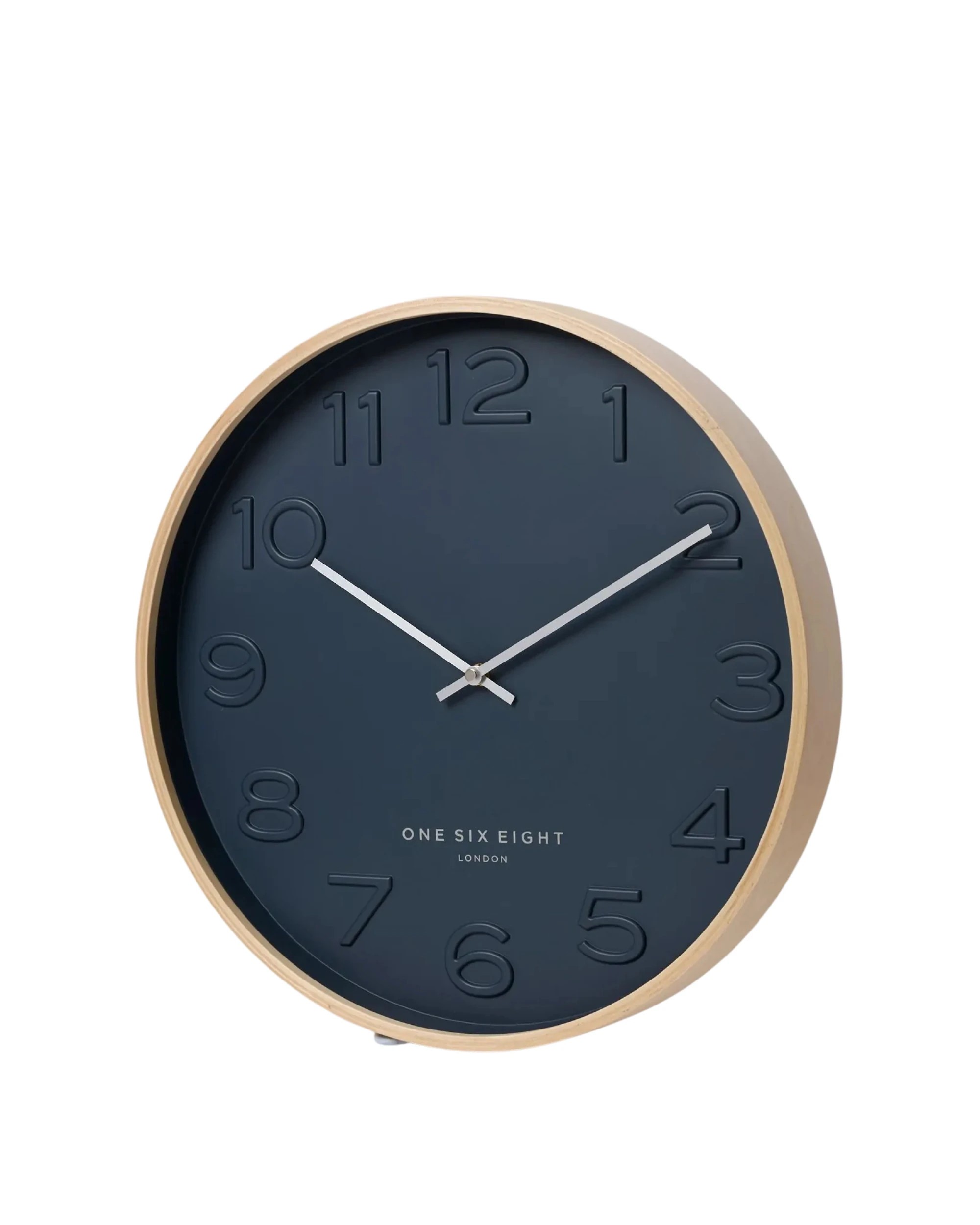 1 One Six Eight London Bella Silent Wall Clock - 53cm - Ocean Blue - Blue, 1 of 3