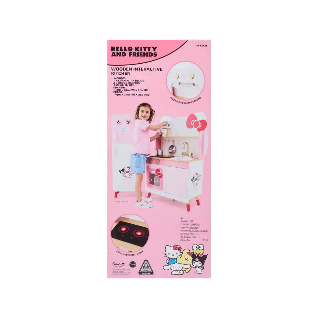 8 Hello Kitty and Friends Wooden Interactive Kitchen Playset, 8 of 8