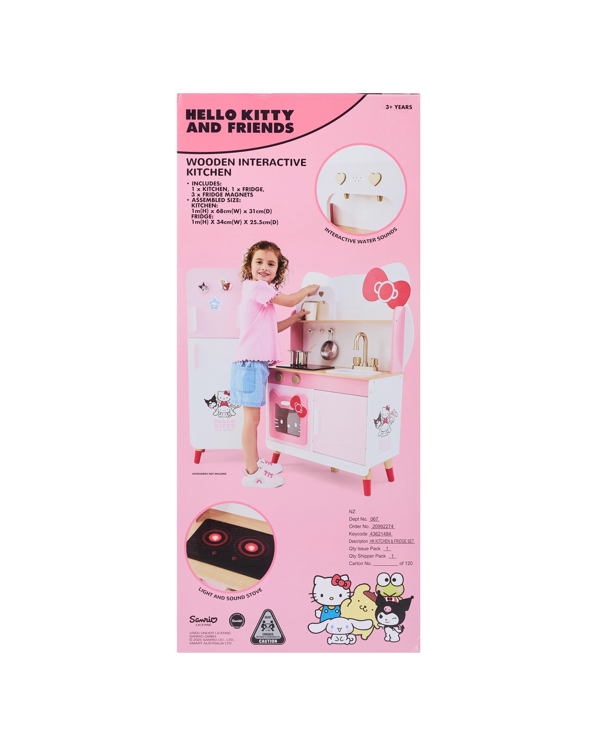 8 Hello Kitty and Friends Wooden Interactive Kitchen Playset, 8 of 8