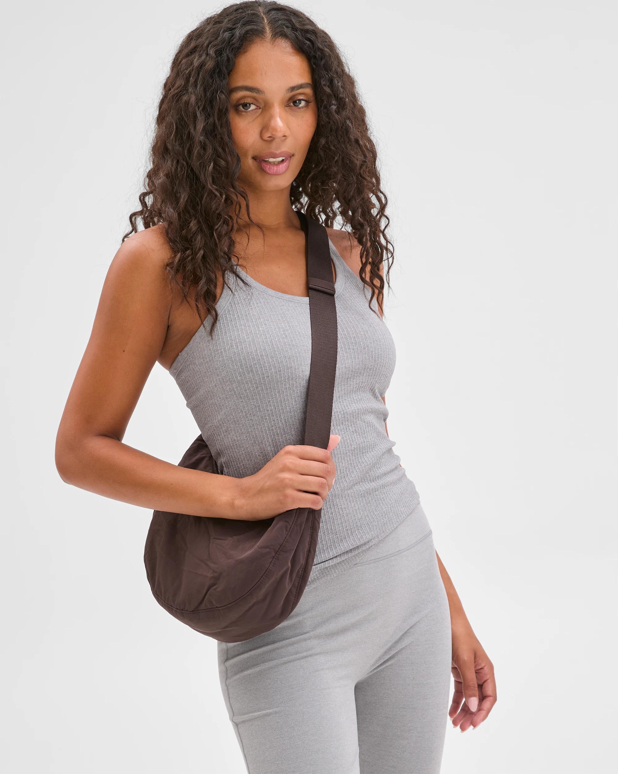 3 Target Active Studio Soft Ribbed Tank Top with Shelf Bra SILVER MARLE, 3 of 6