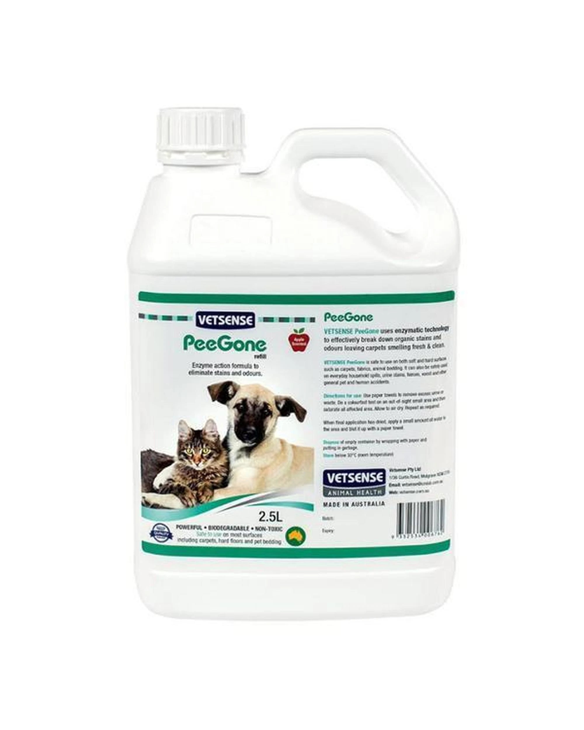 1 Vetsense Peegone Non Toxic Stains & Odours Refill 2.5L, 1 of 1