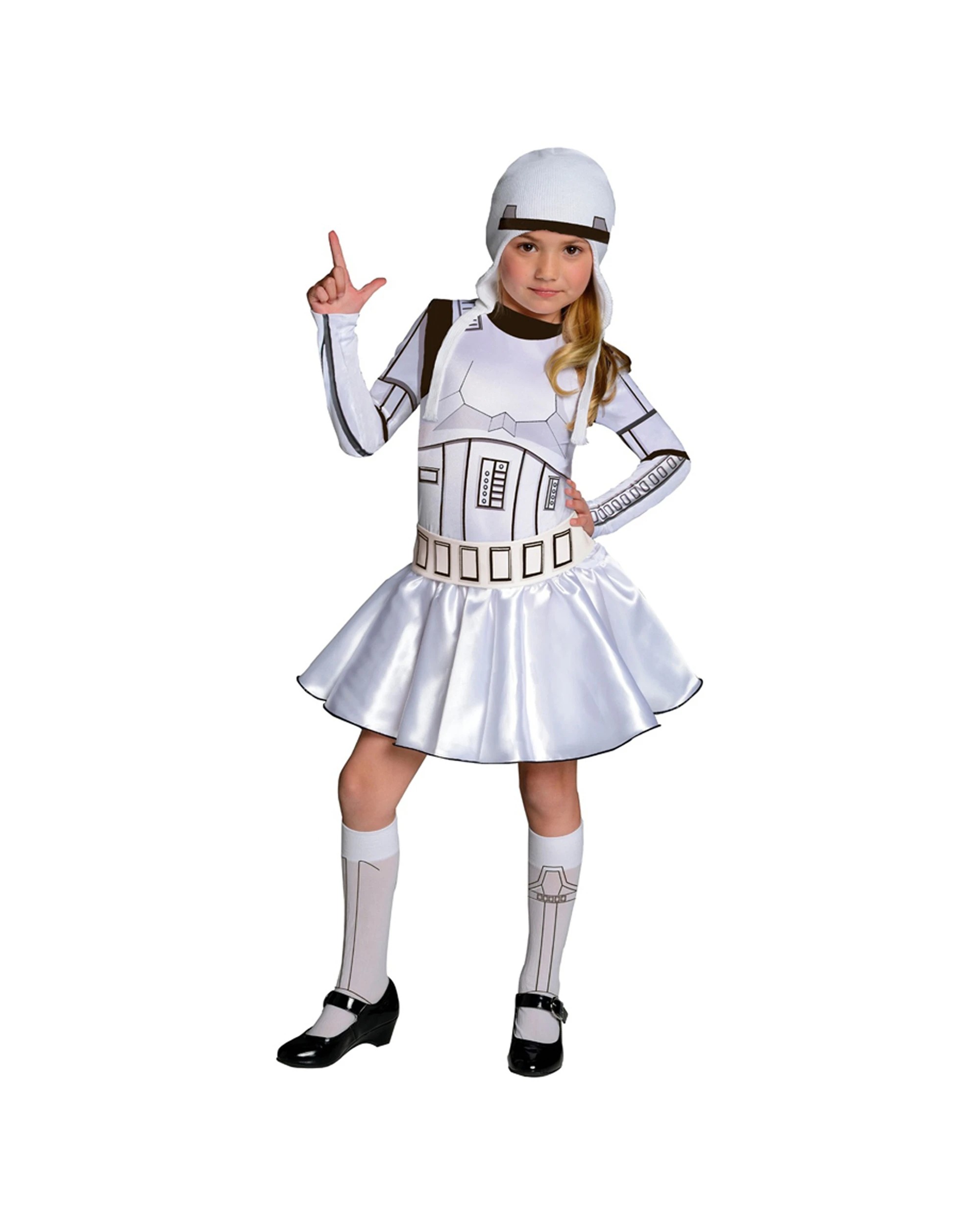 1 Star Wars Stormtrooper Girl Tutu Dress Kids Girls Costume Size M - Multi, 1 of 3