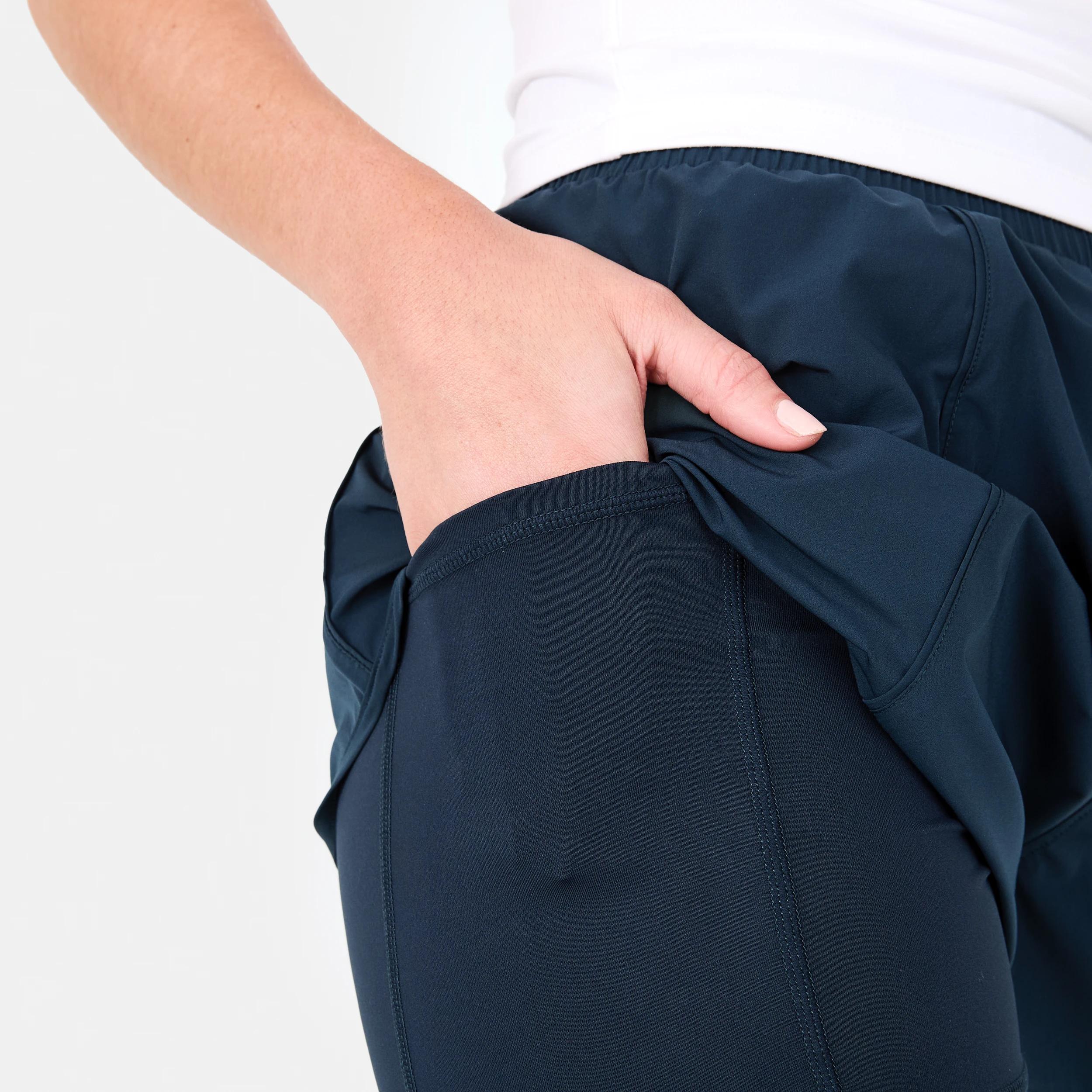 7 Active Womens Running Shorts SHADE NAVY, 7 of 7