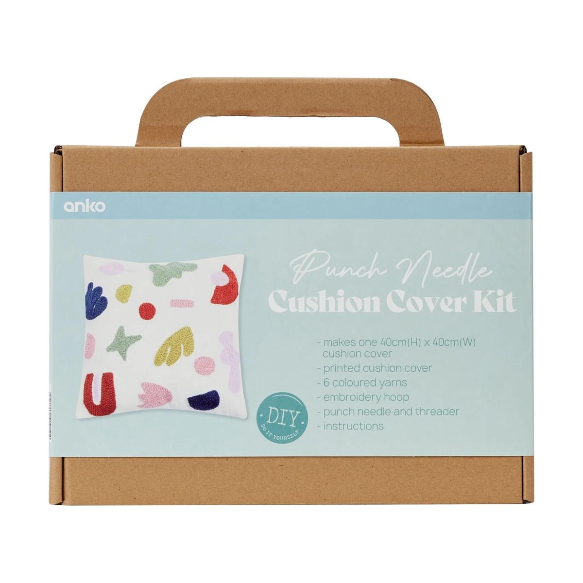 2 Punch Needle Cushion Cover Kit, 2 of 8