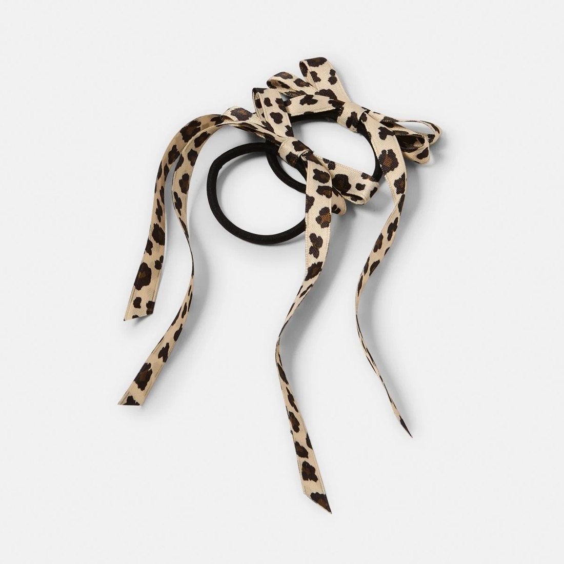 3 2 Pack Leopard Bow Hair Ties, 3 of 4