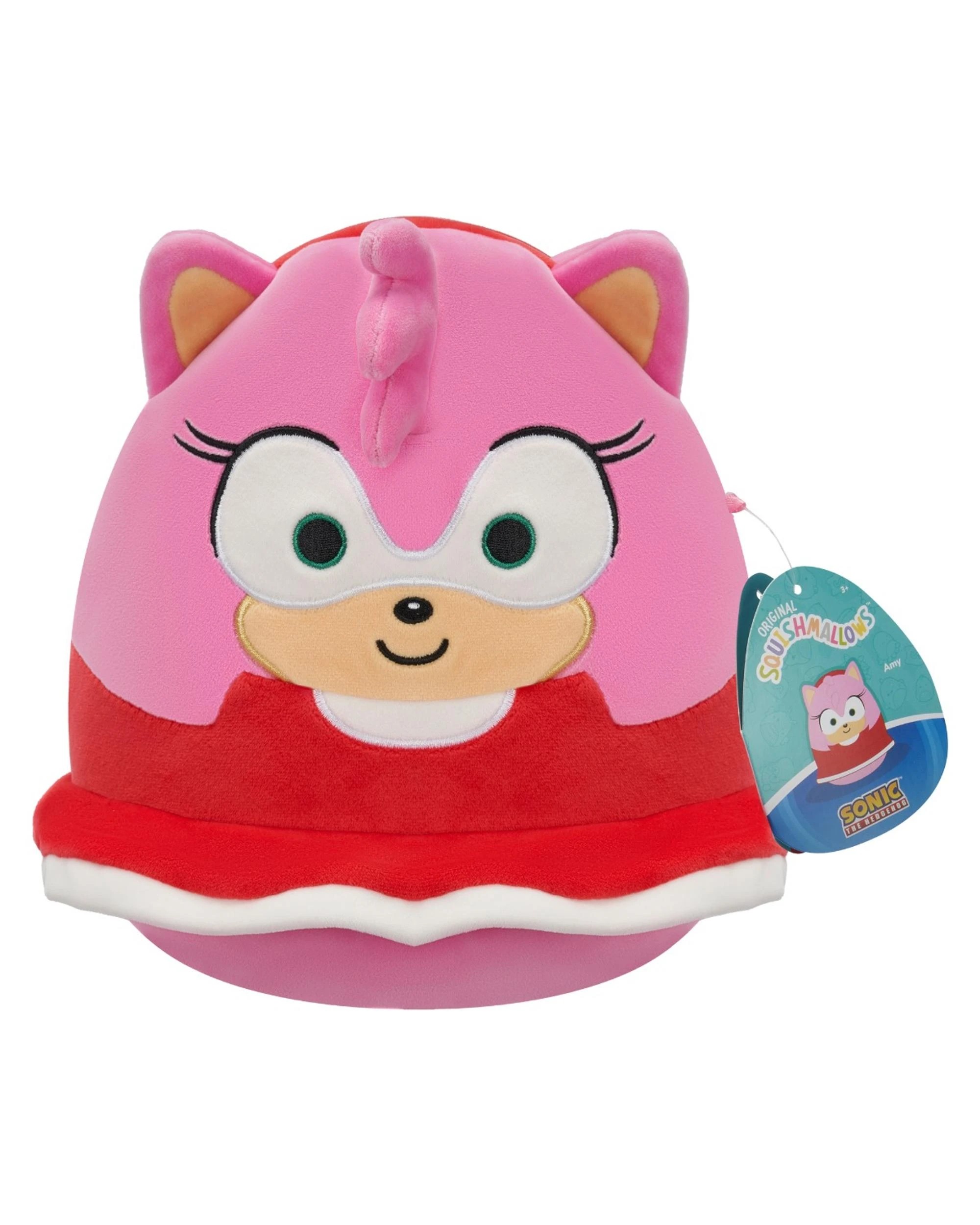 1 Squishmallows Sega Sonic the Hedgehog Amy Rose 8 inch Plush, 1 of 5