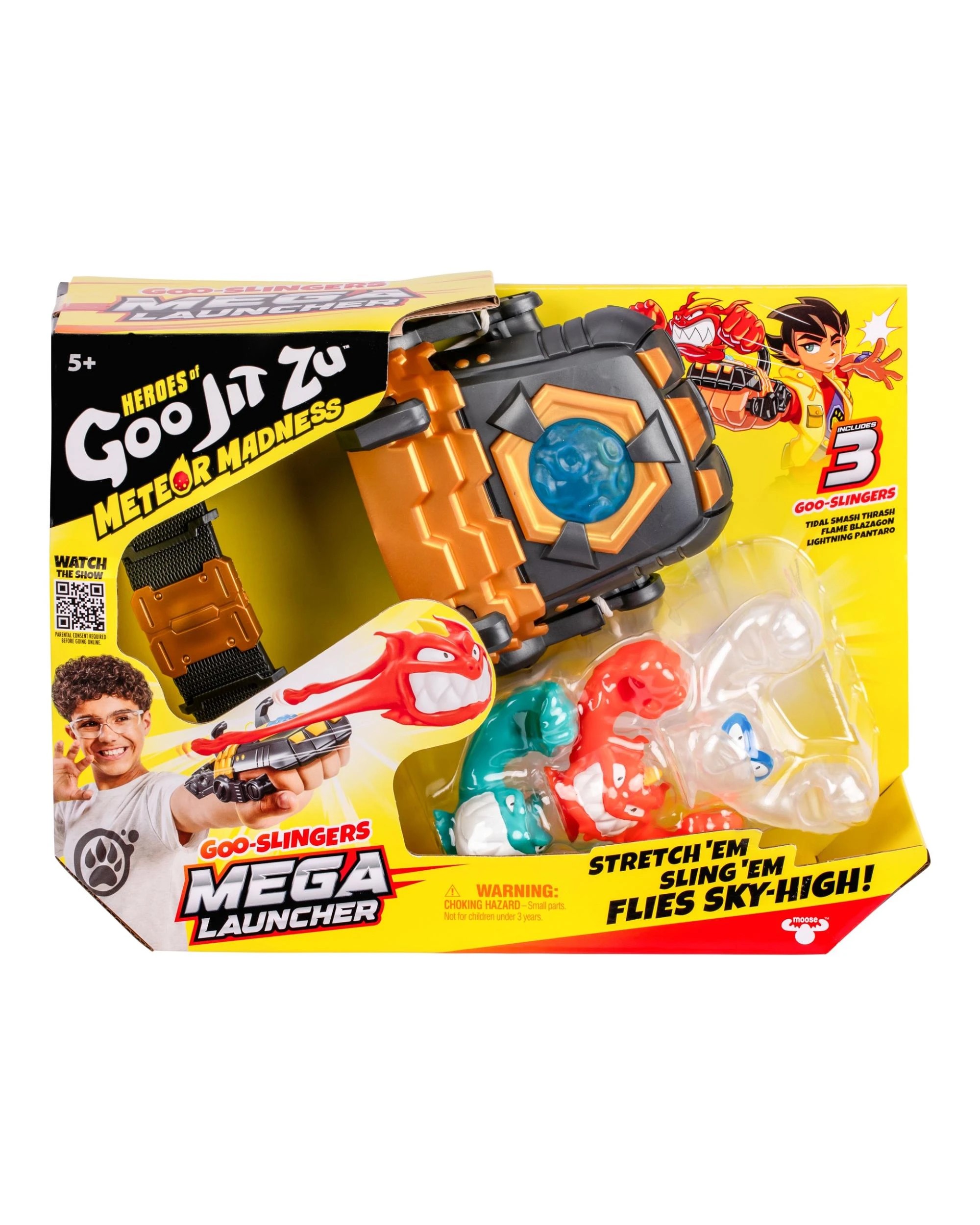 1 Heroes of Goo-Jit-Zu Meteor Madness Goo Slingers Mega Launcher, 1 of 5