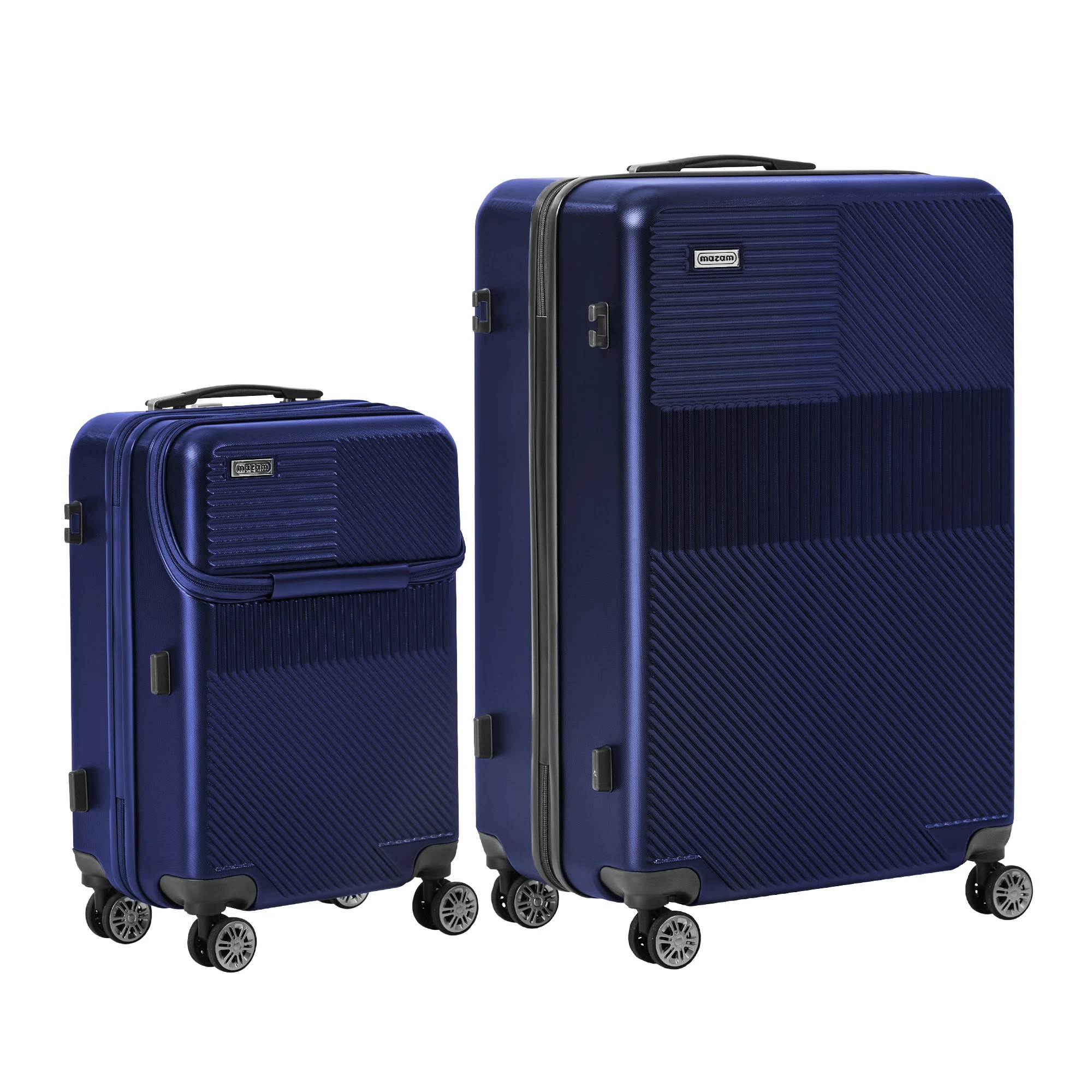 5 Mazam 2PCS Luggage Suitcase Trolley Set TSA Carry On Hard Case - Blue, 5 of 9
