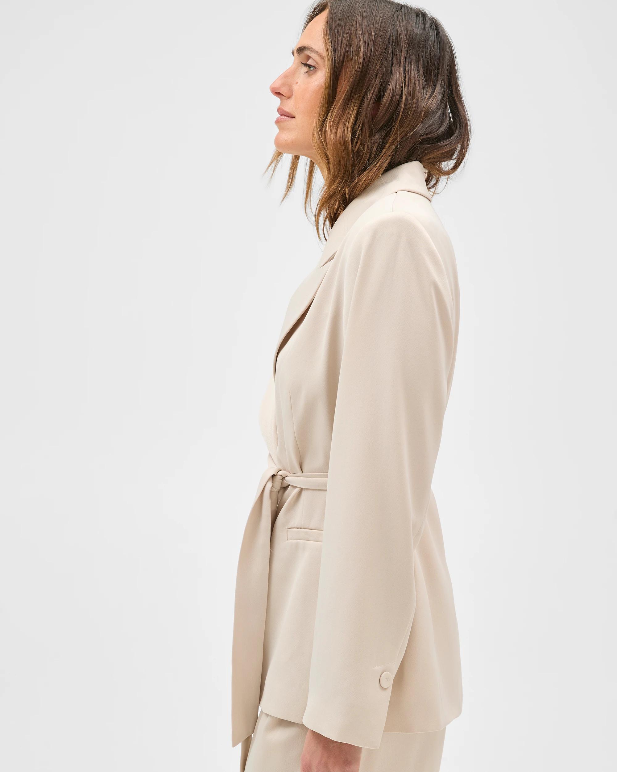 5 Preview Satin Tailored Blazer OYSTER, 5 of 7