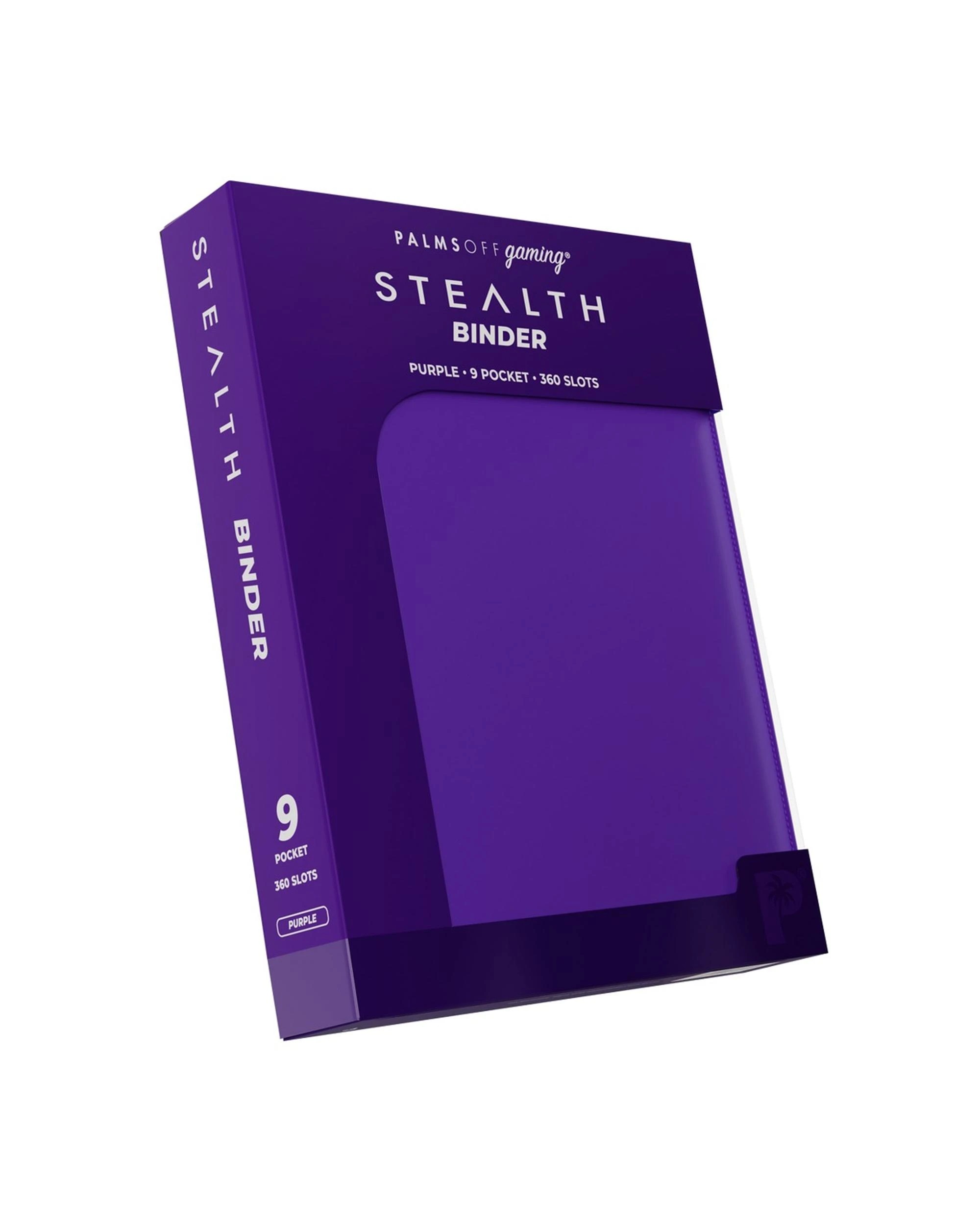 8 Palms Off Gaming Stealth 9 Pocket Zip Binder - Purple, 8 of 8