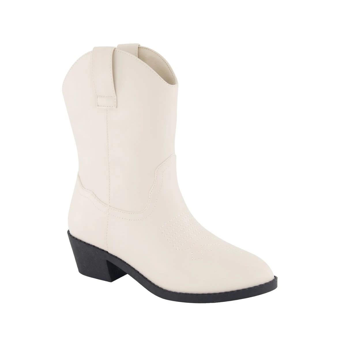 1 Senior Western Boots Cream, 1 of 4