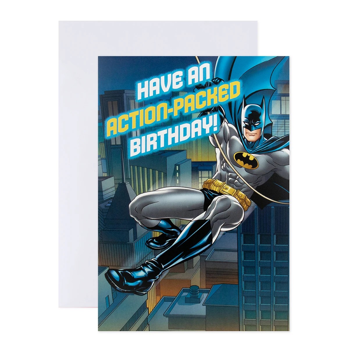 1 Hallmark Interactive Sound Batman Birthday Card - Have an Action-Packed Birthday, 1 of 4