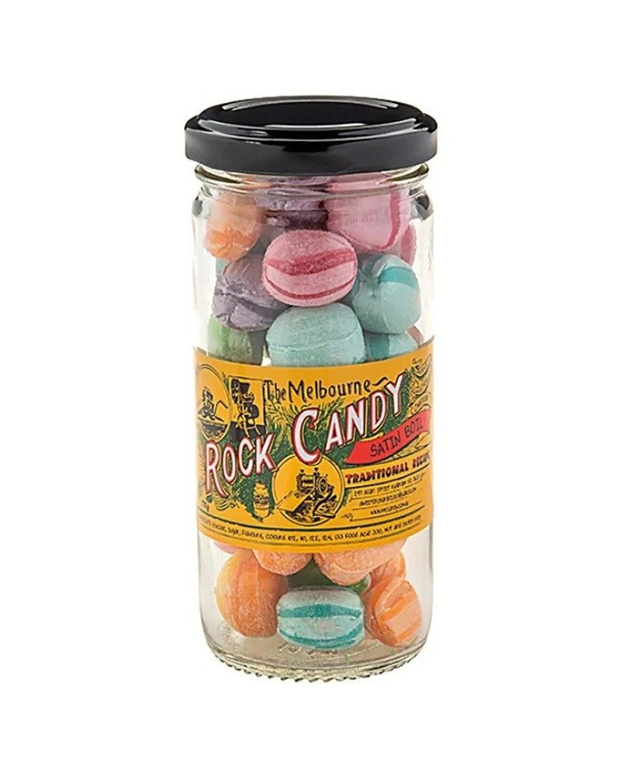 1 The Melbourne Rock Candy Co Satin Boiled Lollies 170g, 1 of 1