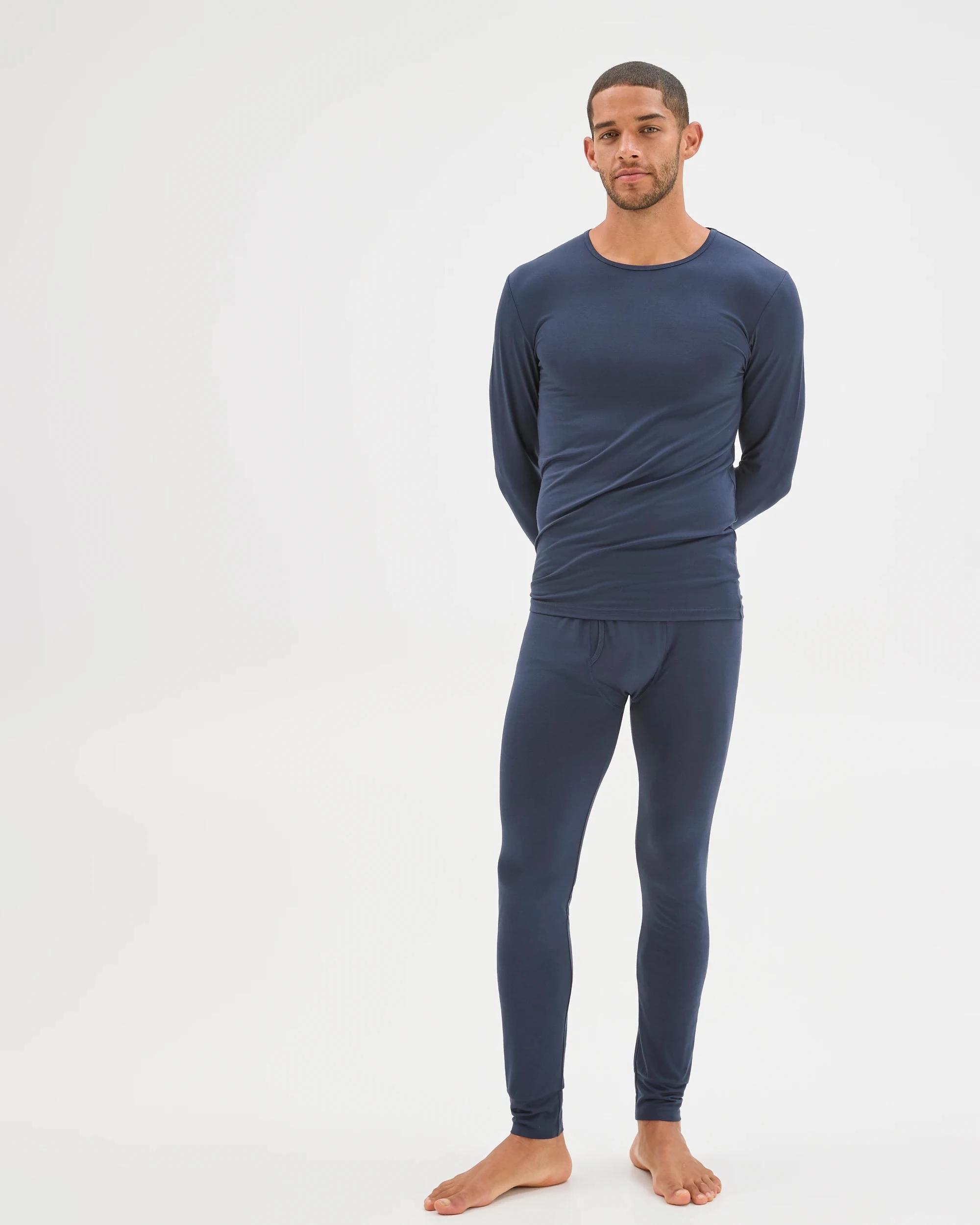 2 Maxx Heat Innovation Long Sleeve Thermal Top NAVY, 2 of 6