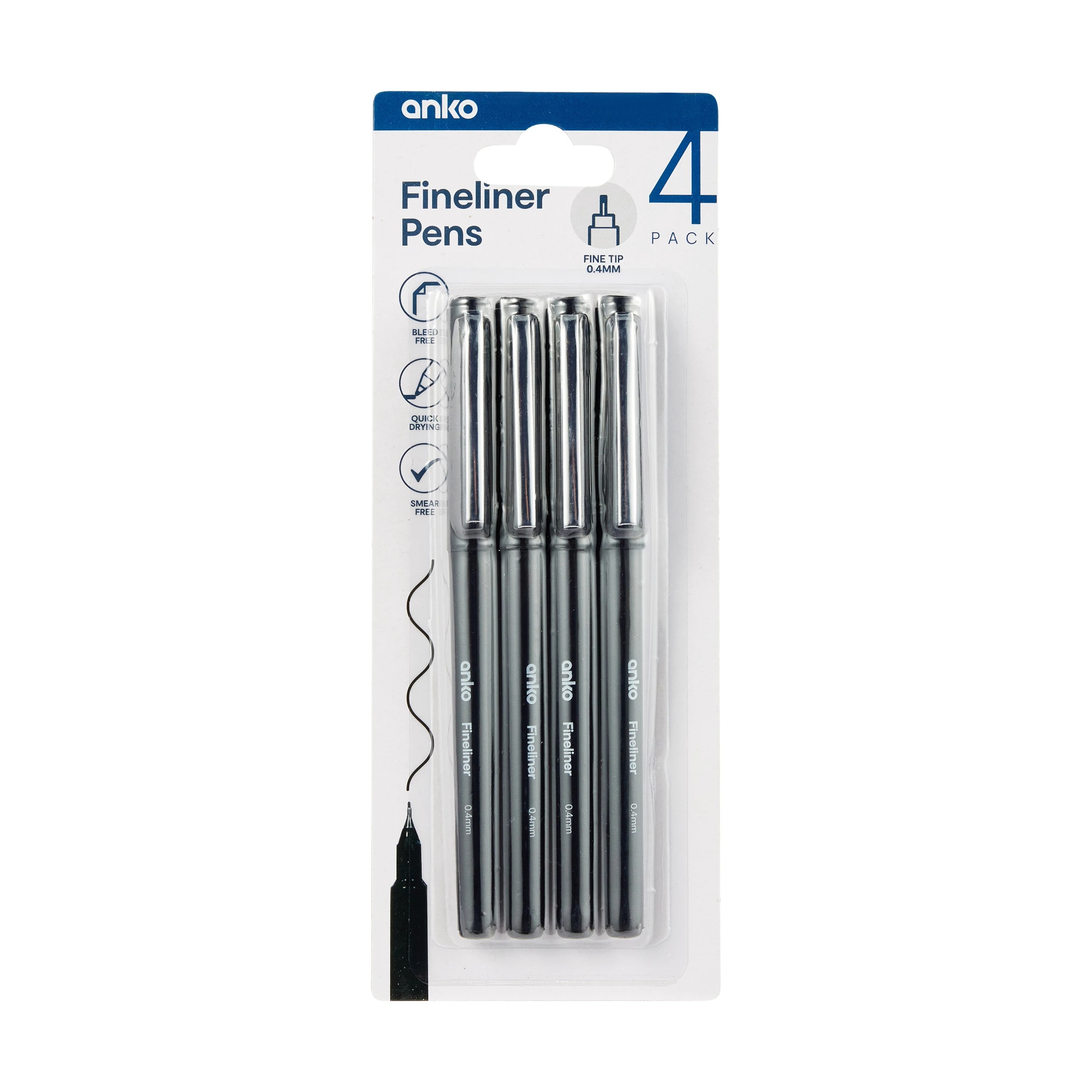 1 4 Pack Fineliner Pens, 1 of 5