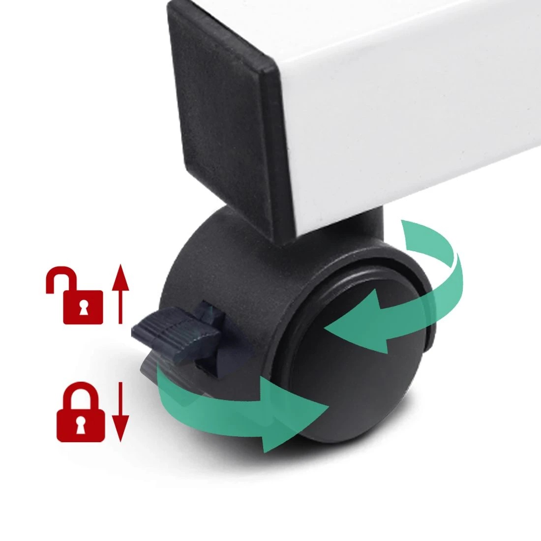 8 Artiss Laptop Desk Table Adjustable 60CM - White, 8 of 8