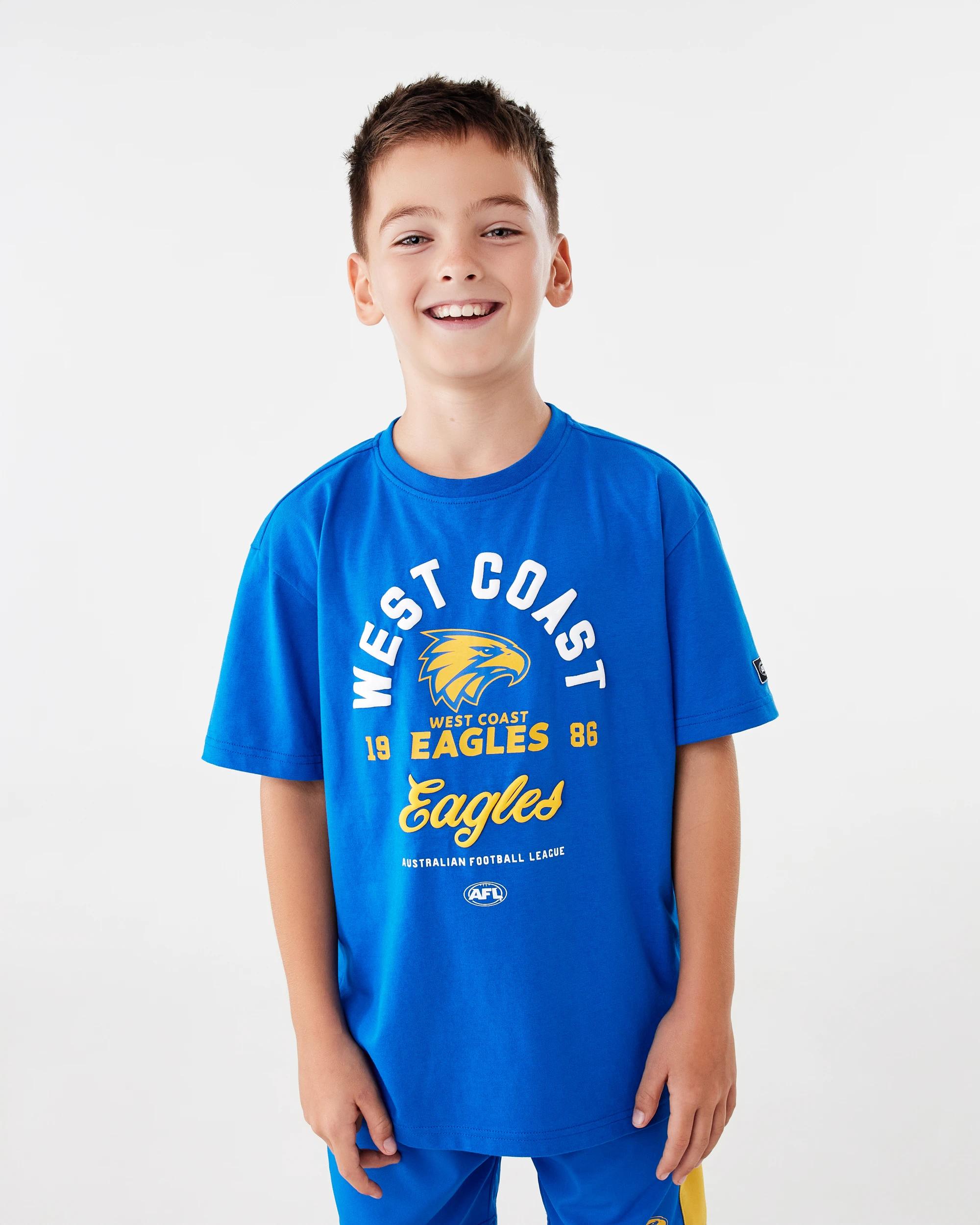 2 Official AFL Kids T-shirt West Coast, 2 of 9