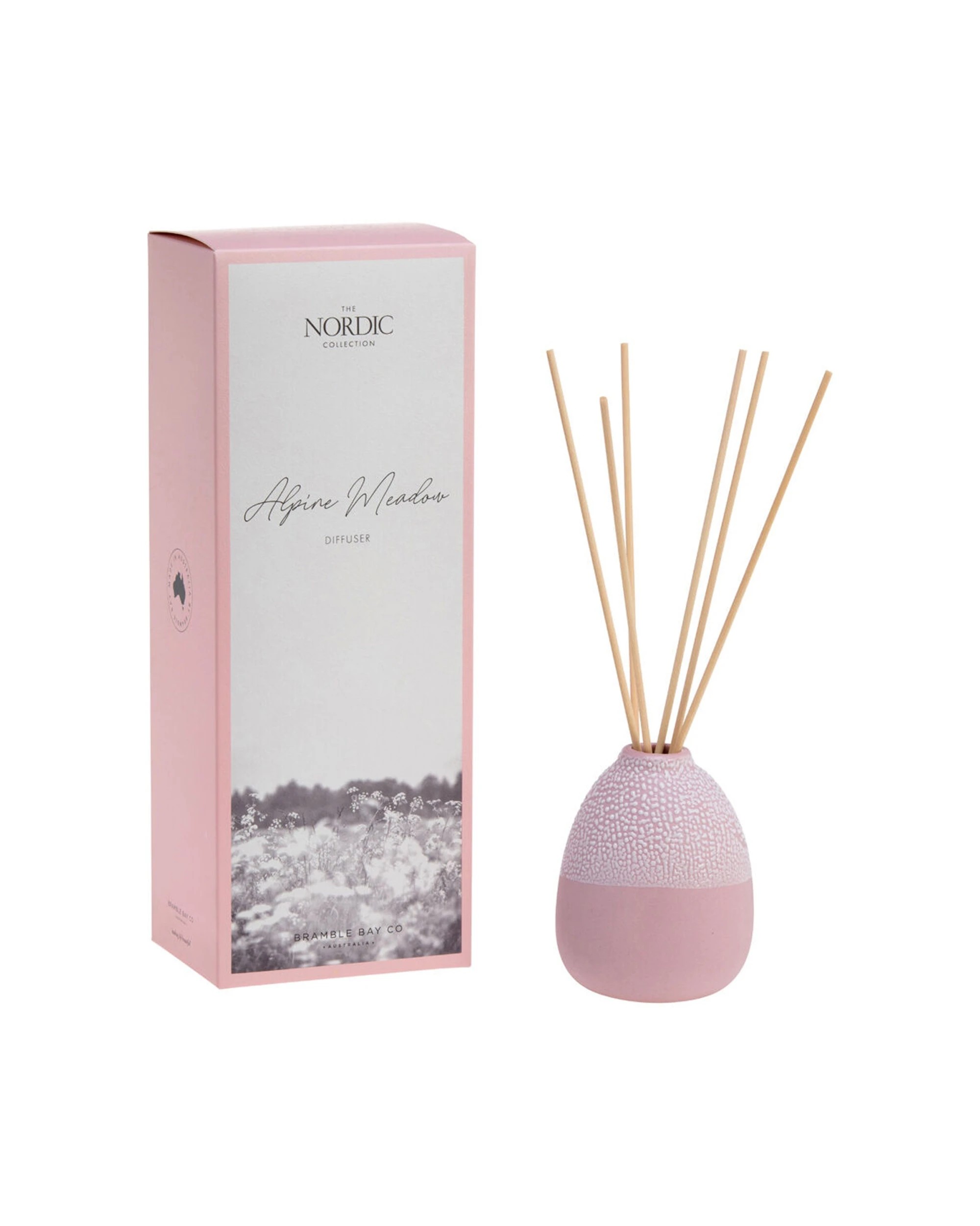 1 Bramble Bay Nordic Alpine Meadow Diffuser Scented Home Fragrance 180ml - Pink, 1 of 5
