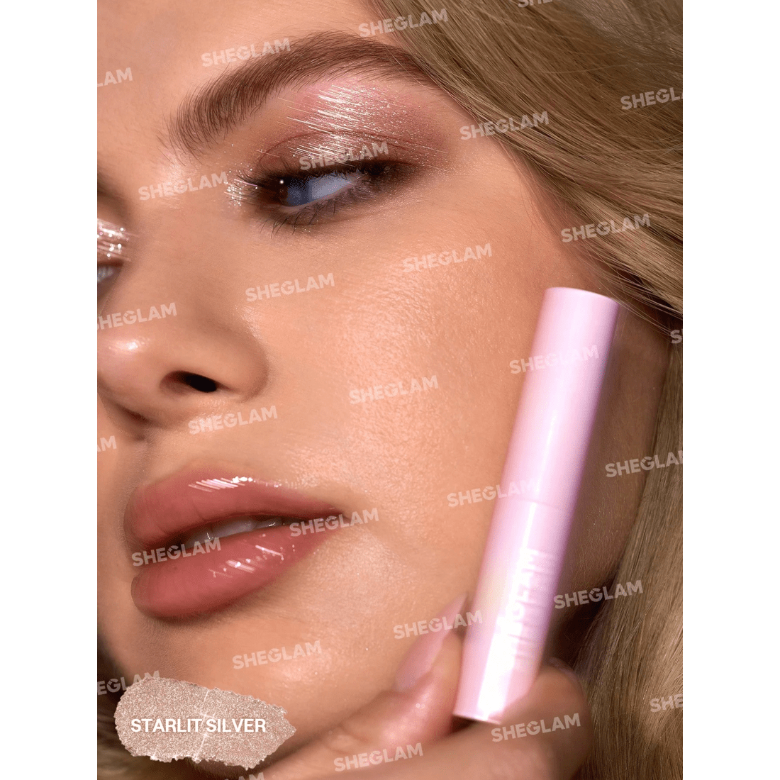 3 SHEGLAM Crystal Jelly Glaze Stick - Starlit Silver, 3 of 6