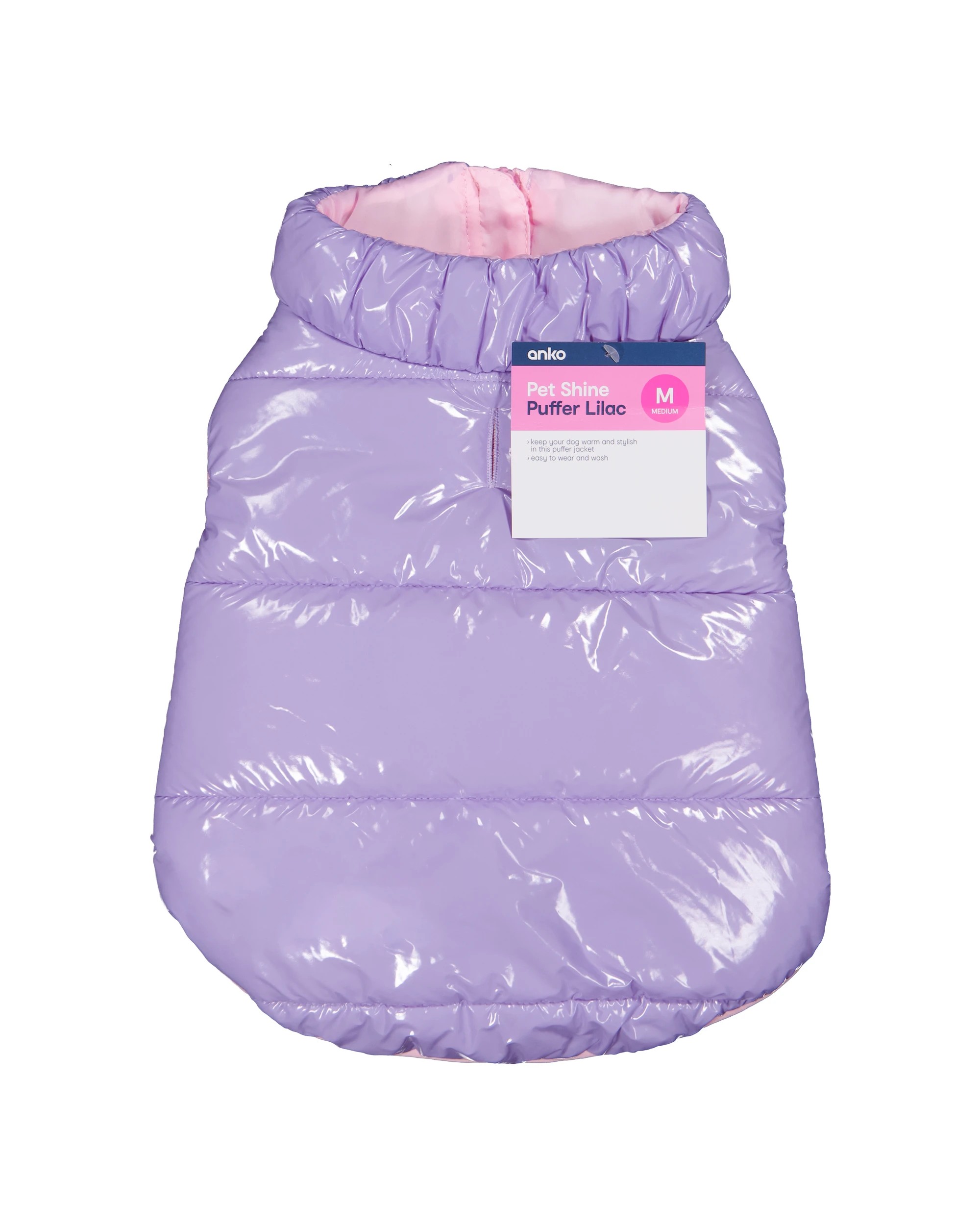 10 Pet Shine Puffer - Medium, Lilac and Pink, 10 of 10
