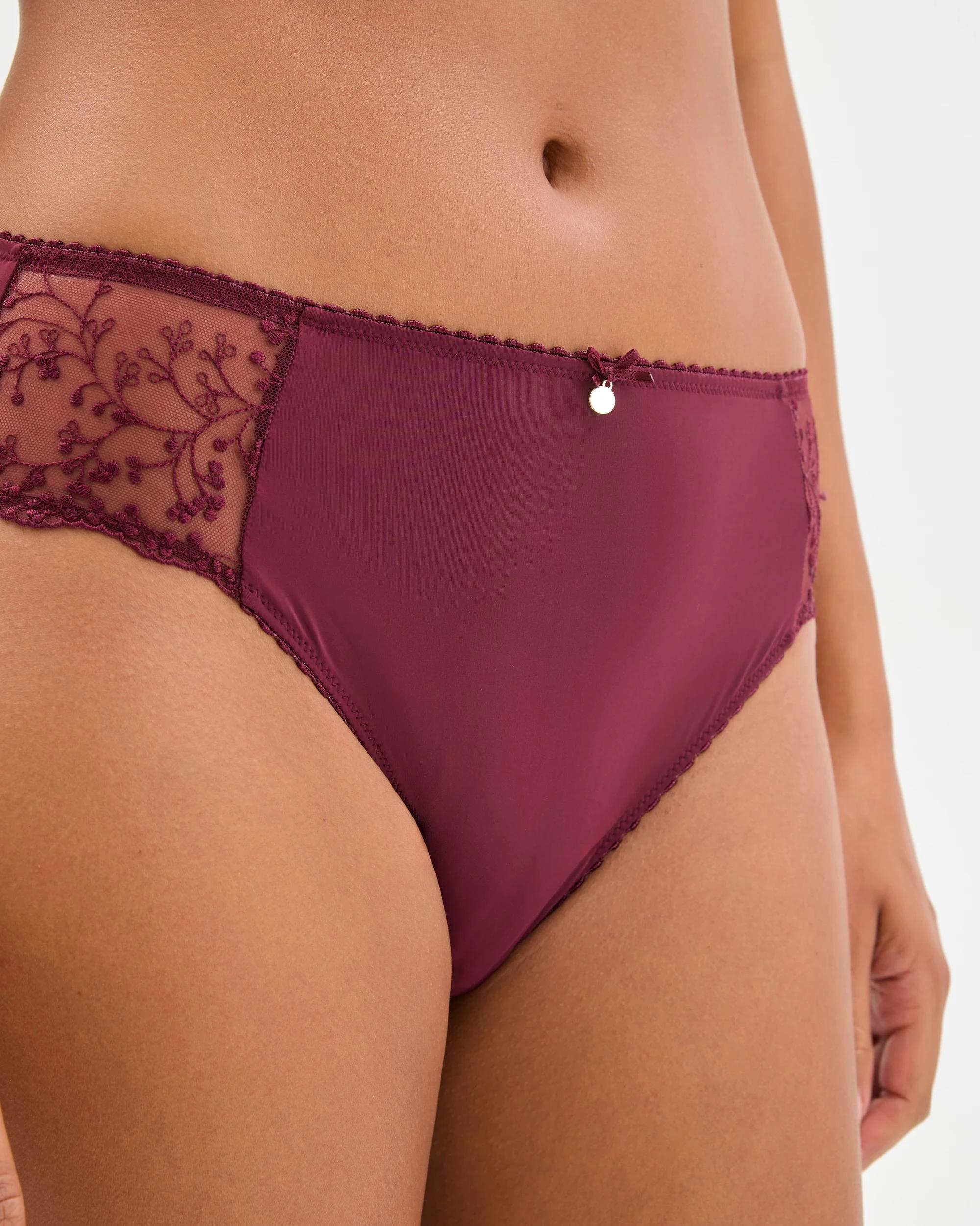 4 Target Woman Reece High Cut Briefs DARK MULBERRY, 4 of 7