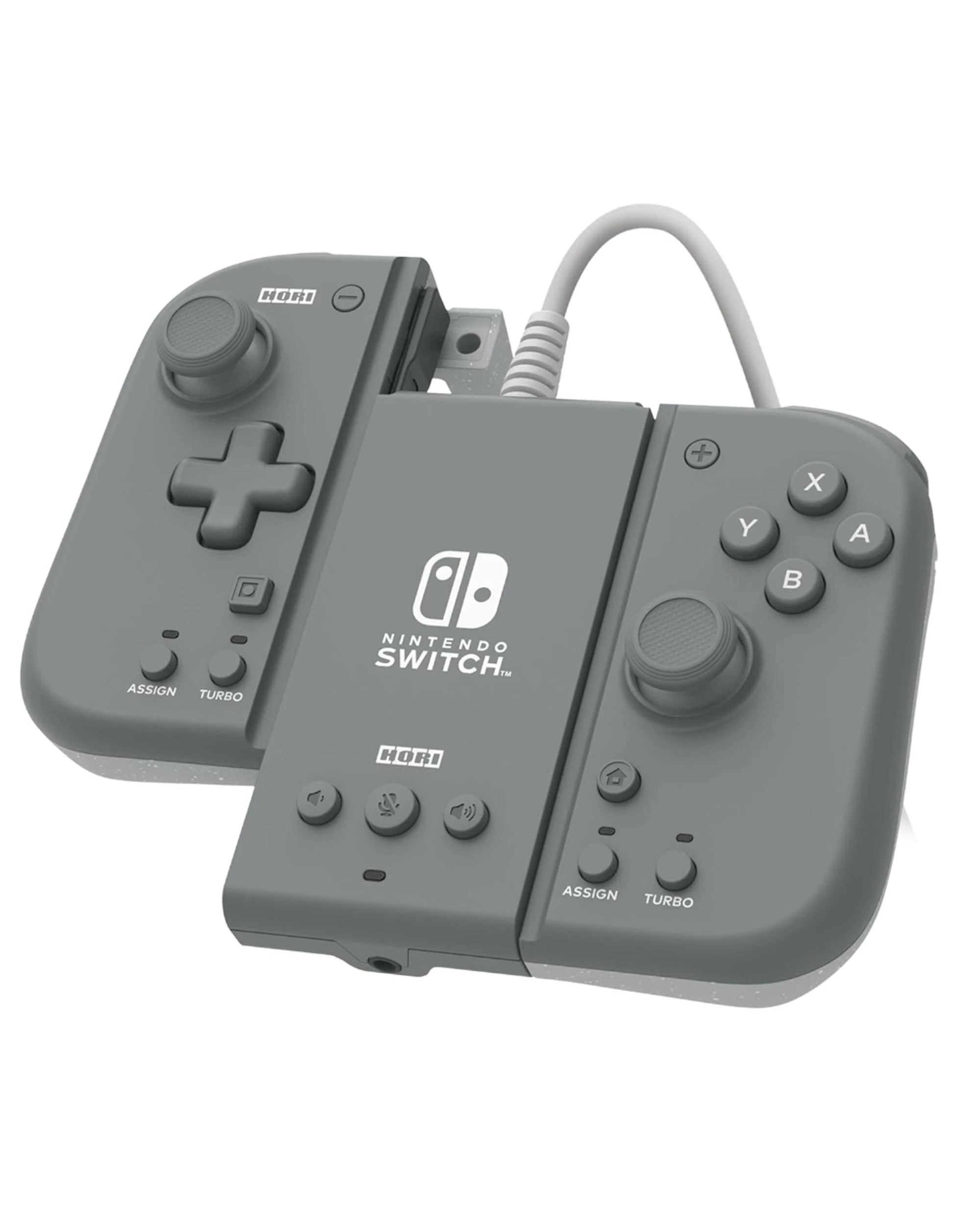 2 HORI Switch Split Pad Compact Attachment Set - Grey, 2 of 4