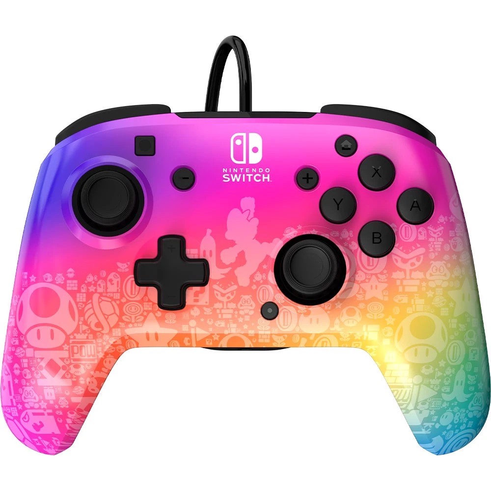 1 Super Mario - Rematch Star Spectrum Wired Controller - Multi, 1 of 6