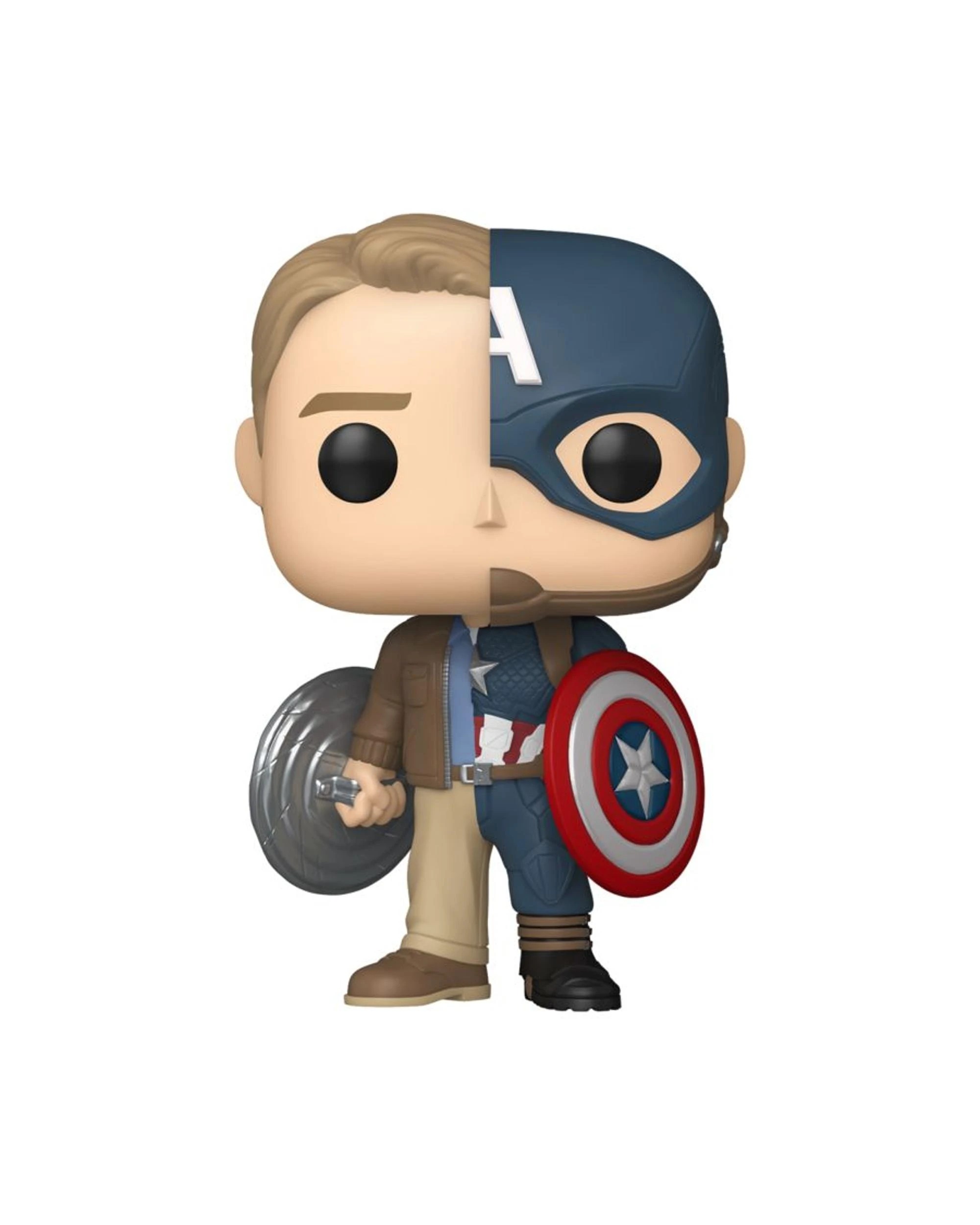 2 Marvel The Infinity Saga Steve Rogers/Captain America Funko POP! Vinyl, 2 of 3