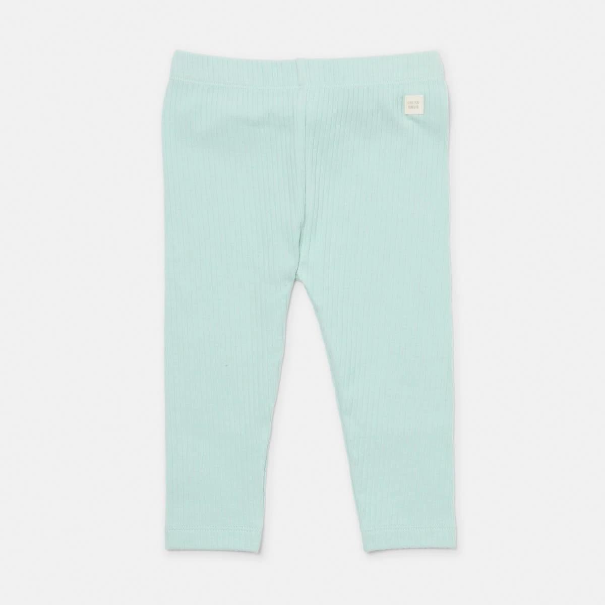 3 3 Pack Rib Leggings Green 3pk, 3 of 8