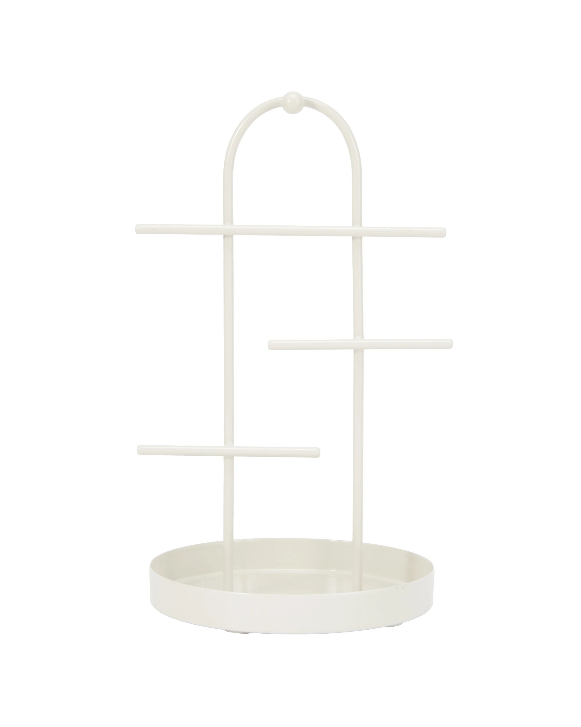 2 Metal Jewellery Stand - White, 2 of 5
