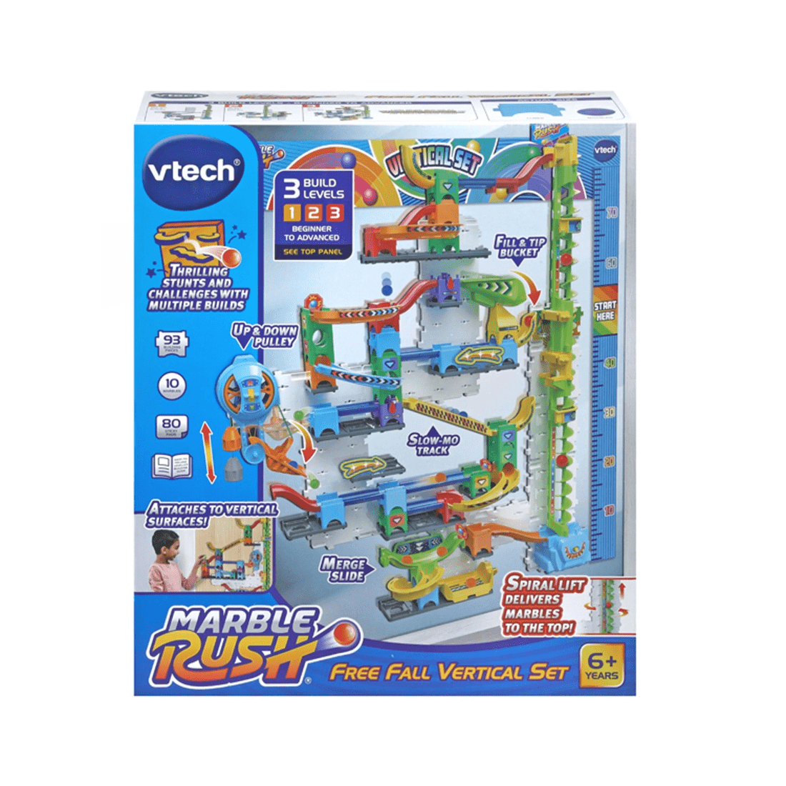 1 VTech Electronics VTech Marble Rush Free Fall Vertical Set, 1 of 2