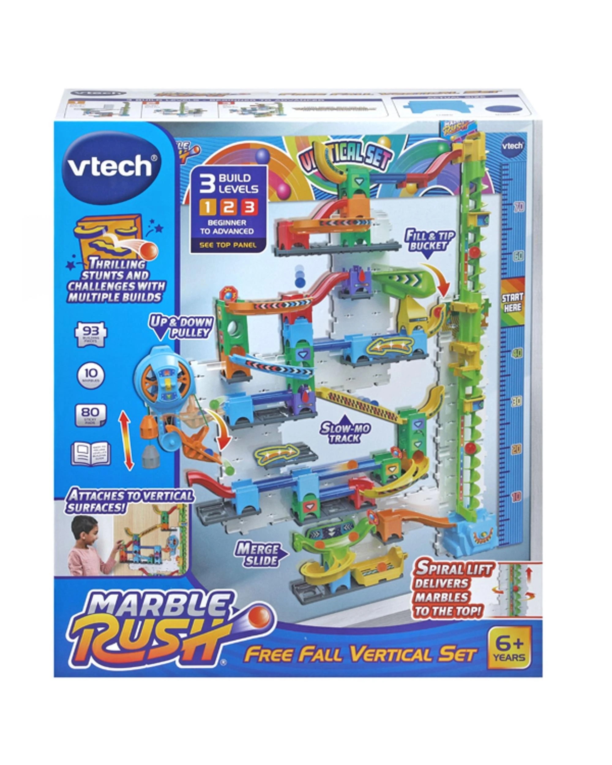 1 VTech Marble Rush Free Fall Vertical Set, 1 of 2