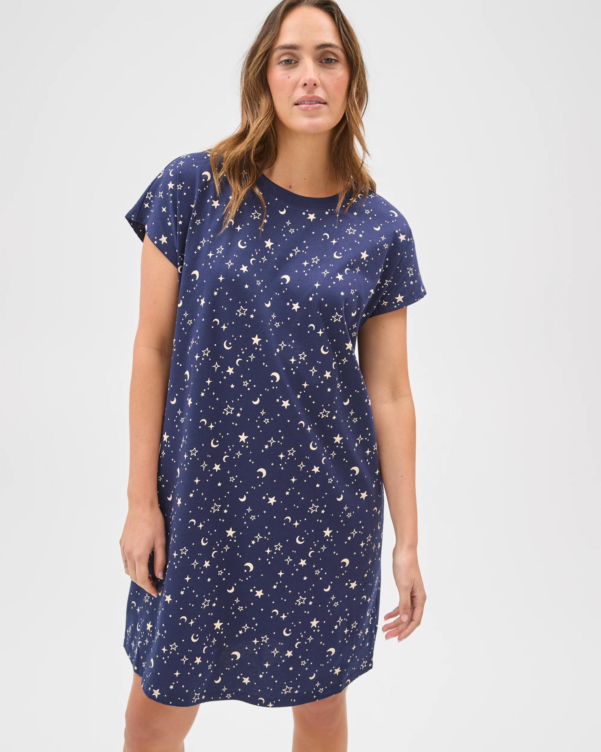 4 Target Woman Australian Cotton T-Shirt Nightie STARGAZER, 4 of 7