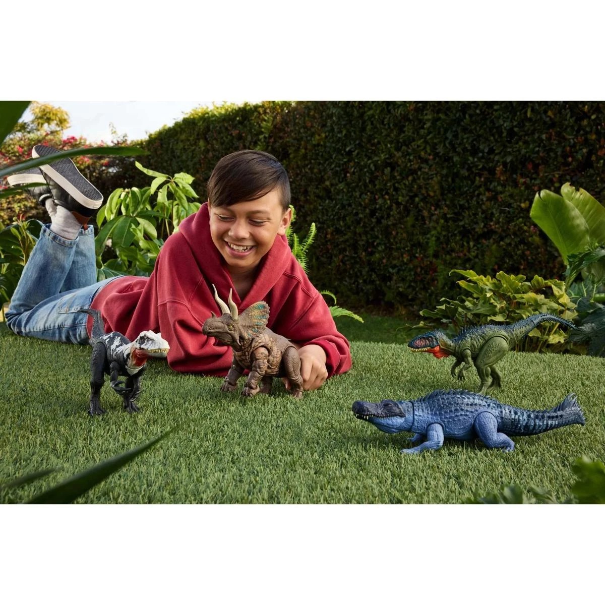 6 Jurassic World Rebirth Gigantic Thrashers Dinosaur Figure - Assorted, 6 of 8